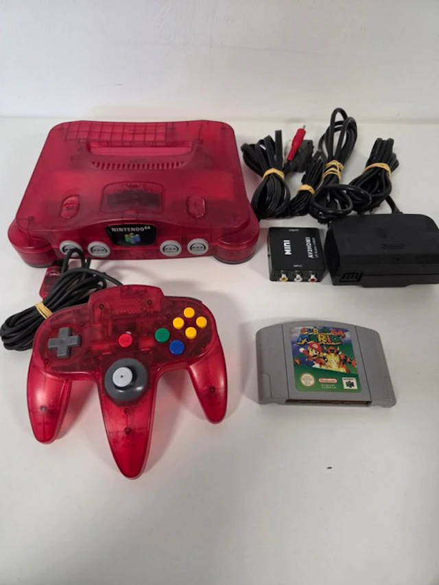 Nintendo - N64 - Nintendo 64 Watermelon Red Funtastic...