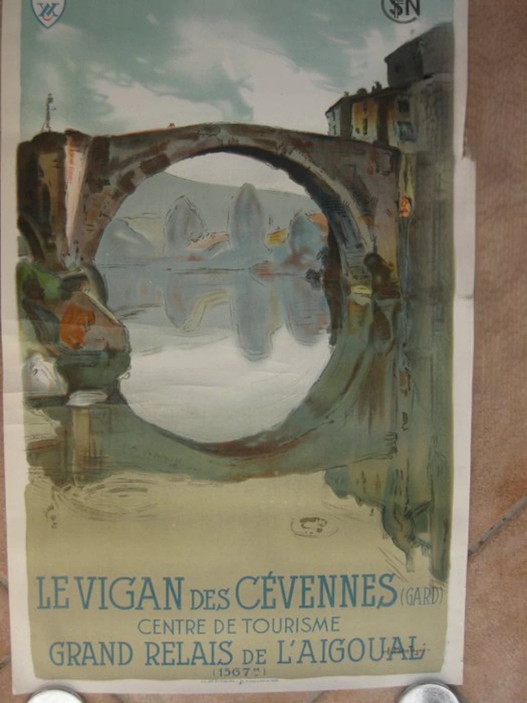 H. Montagné - LE VIGAN DES CÉVENNES centre de tourisme l Aigual - 1950s