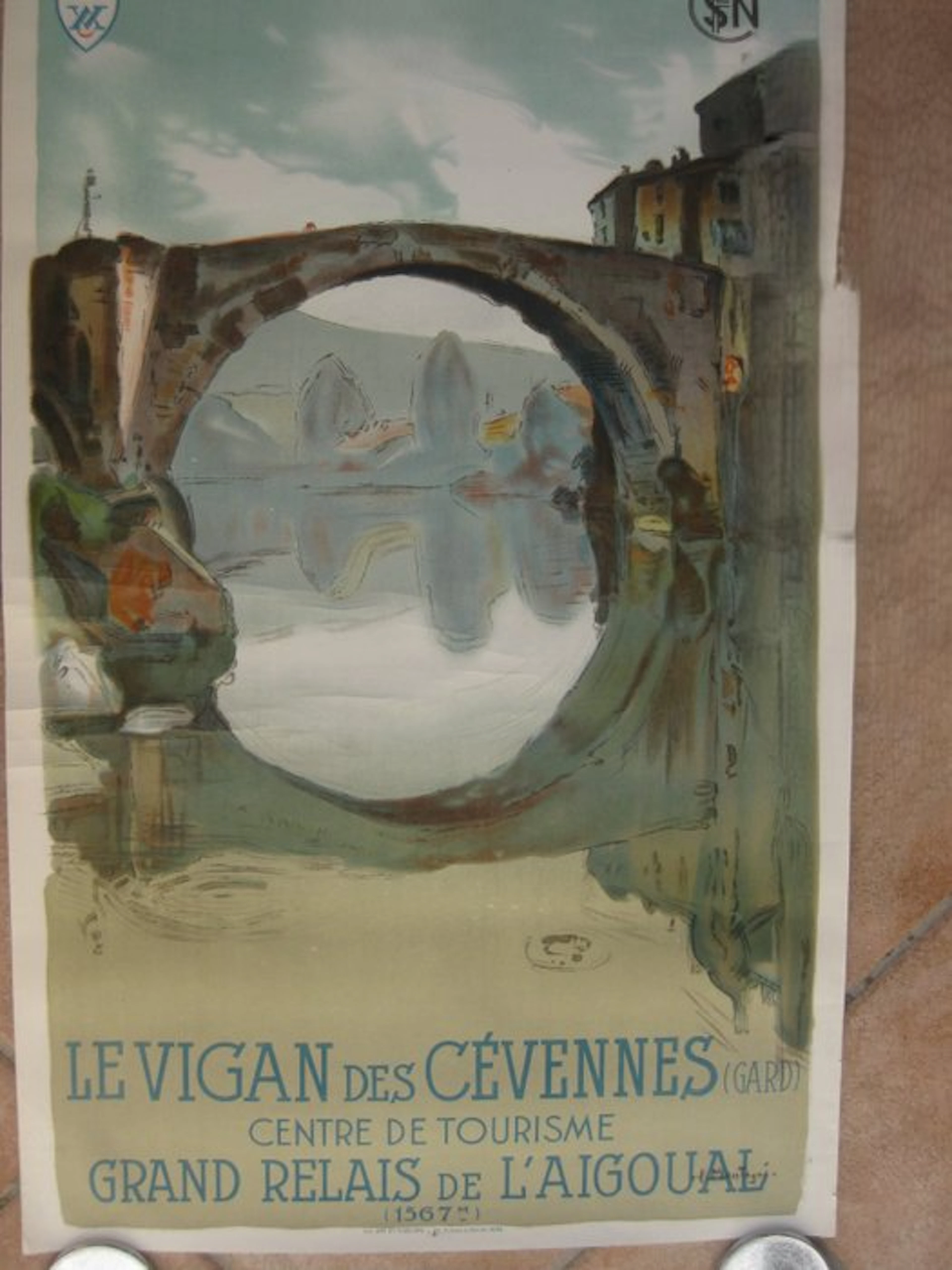 H. Montagné - LE VIGAN DES CÉVENNES centre de tourisme l Aigual - 1950s