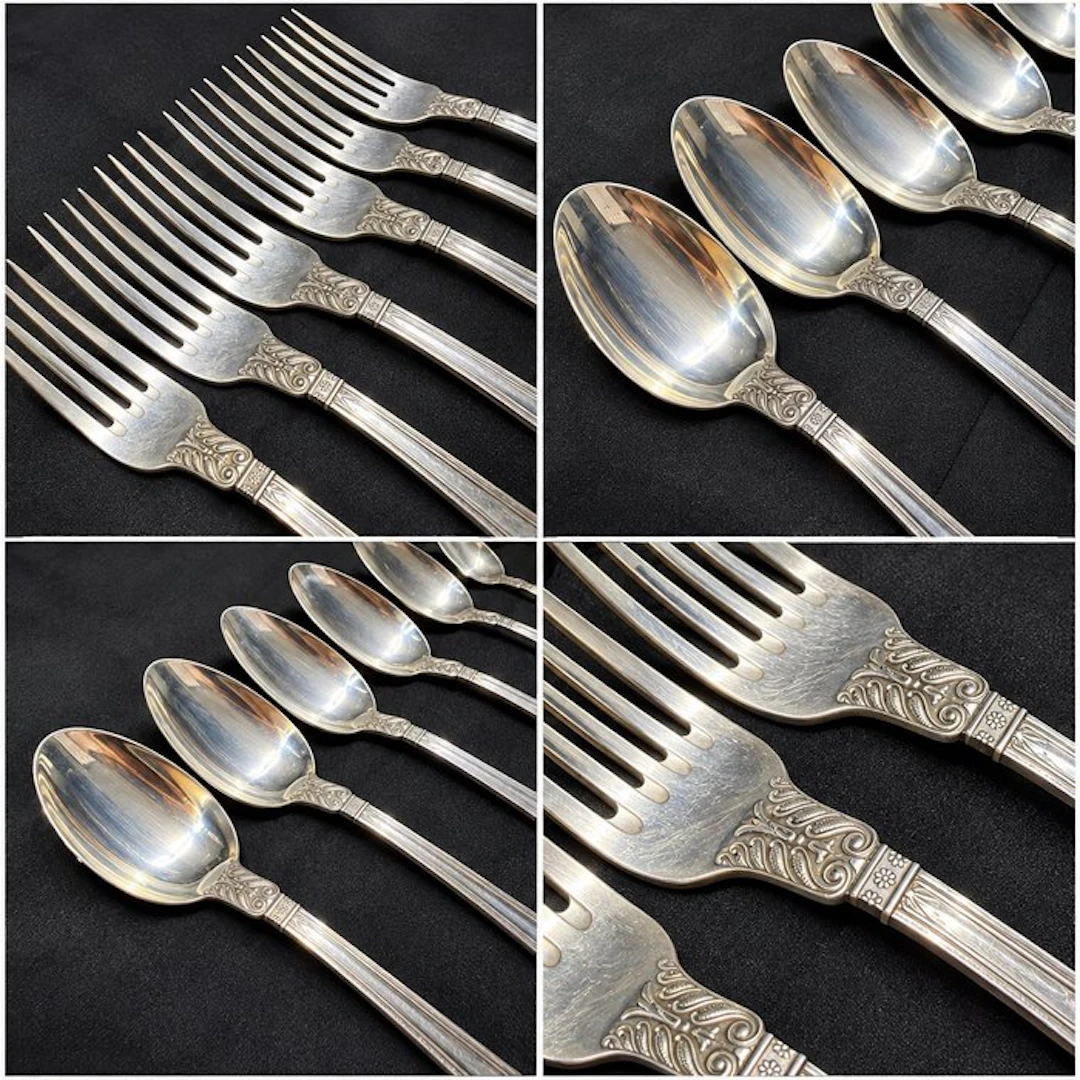 Mantel e Clementi - Mantel e Clementi - Cutlery set (60) - .800 silver