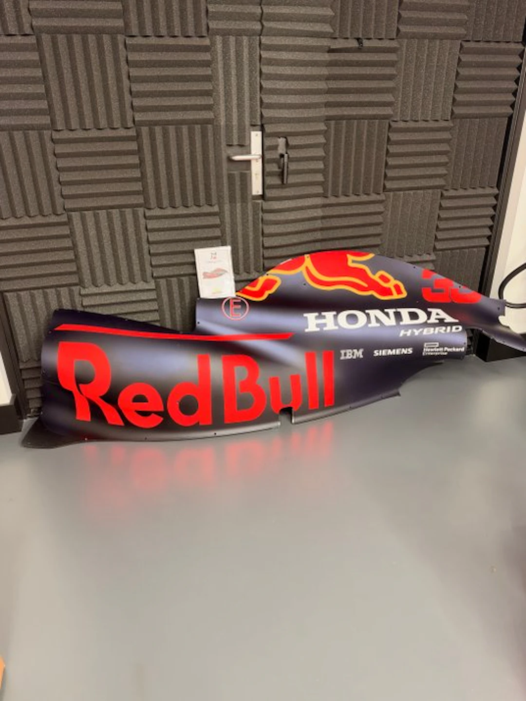 Carbon panel - Red Bull - Max Verstappen RB16 2020 Sidepod