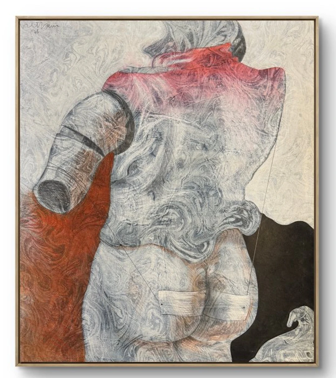 Robert Detheux (1932-2010) - Le Bras creux – 1976 - Beau...