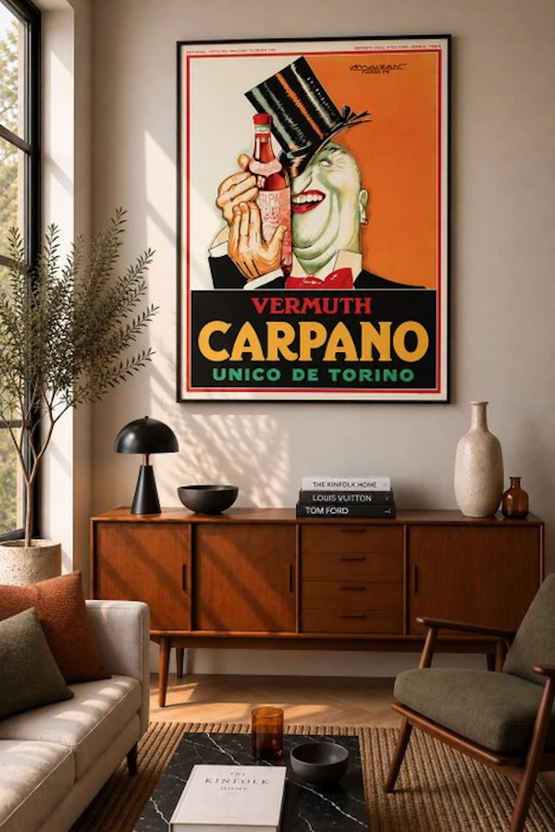 Achille Luciano Mauzan - Vermouth Carpano "Unico de Torino" - 1980s