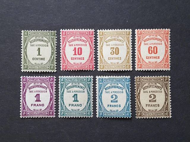 France 1927/1931 - Tax stamps