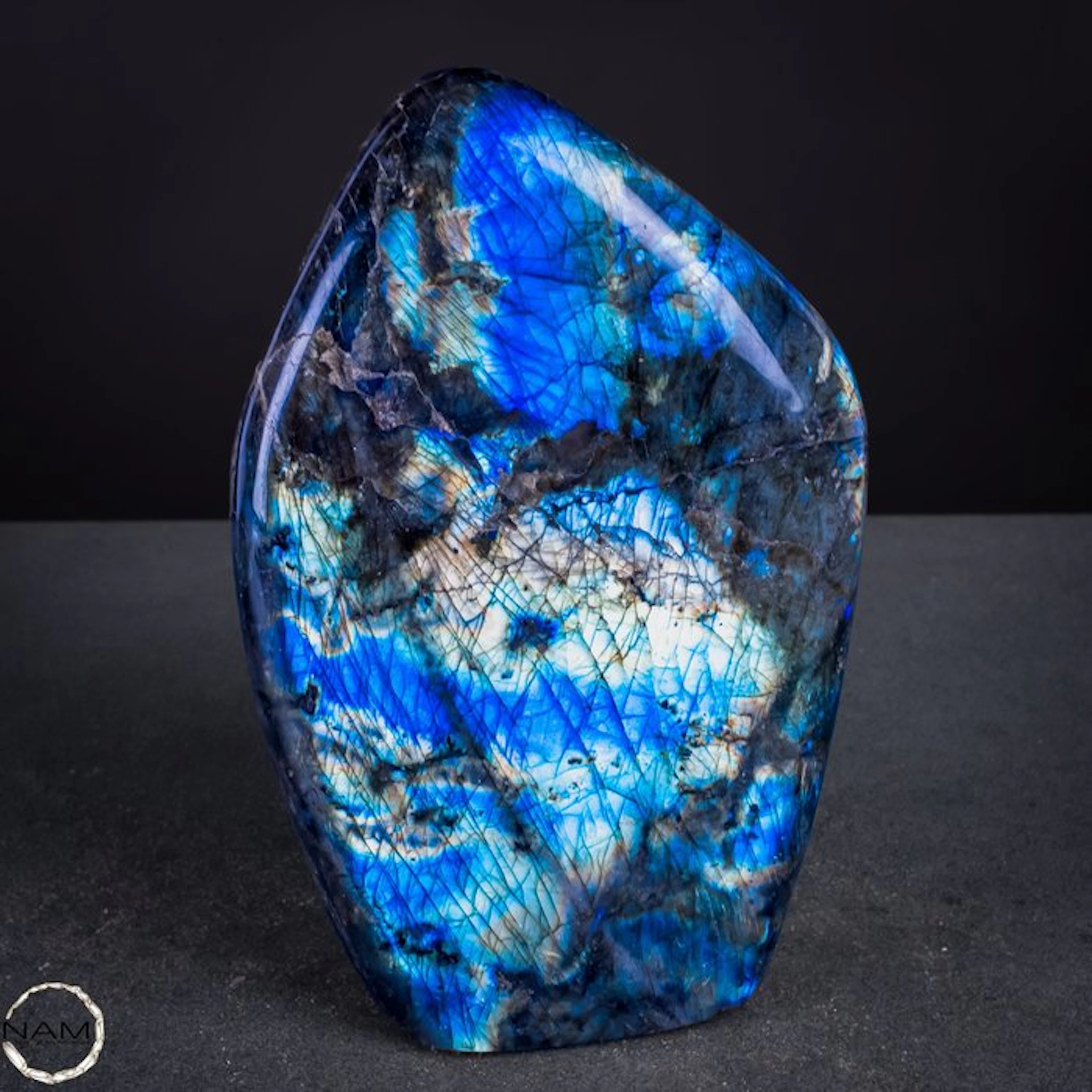 Natural labradorite freeform from Madagascar –...