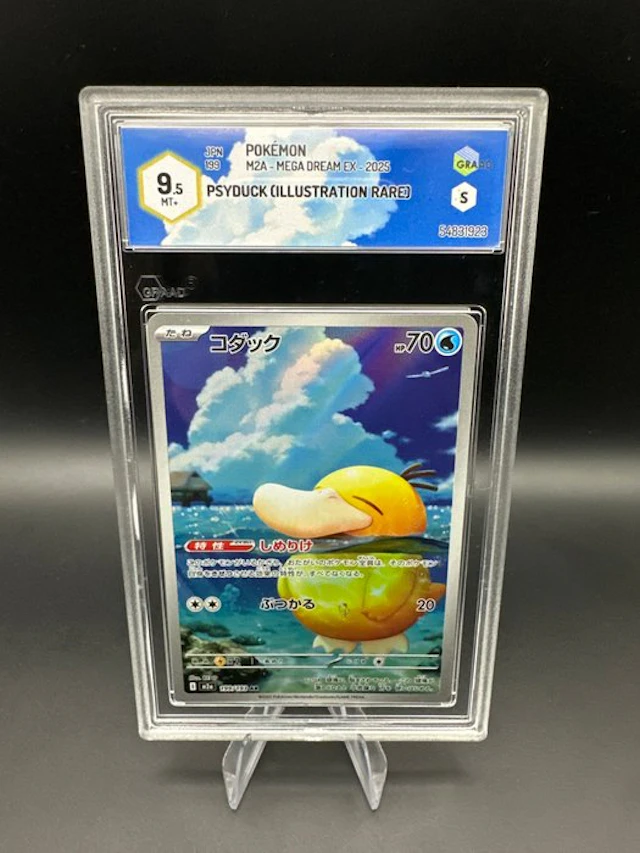 Pokémon - 1 Graded card - Psyduck 199 Full art
