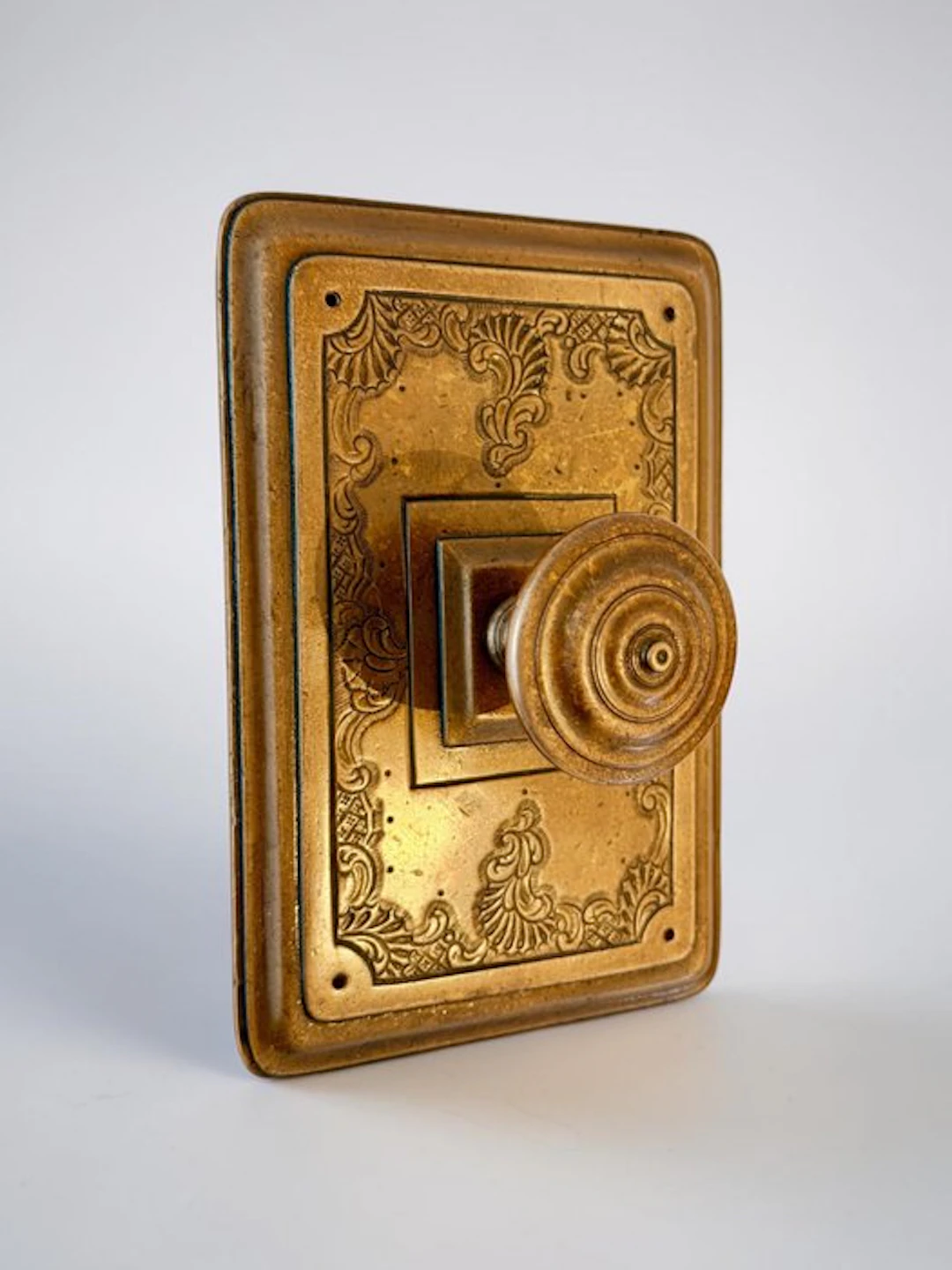 Art Deco Door handle - 1920s Art Deco Solid Copper Door...