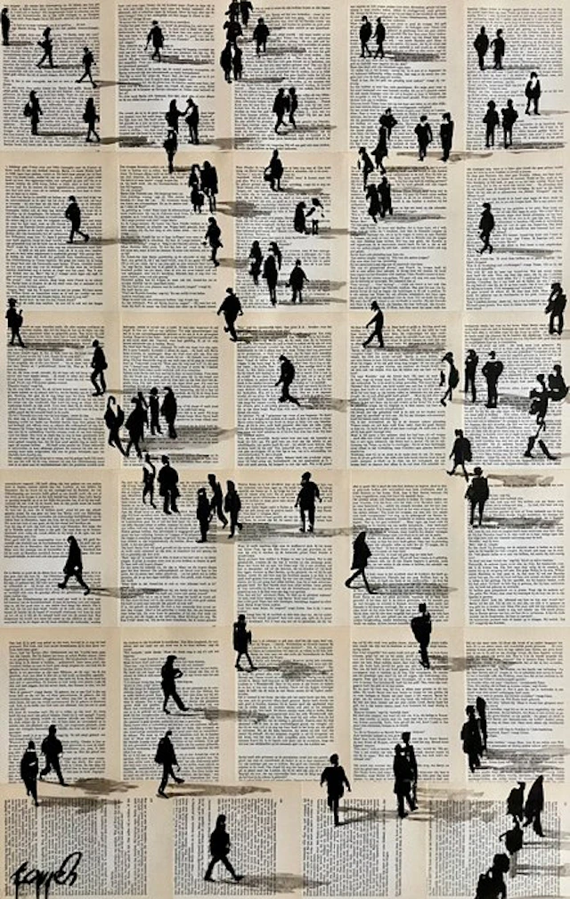 TOMEH 1988 - “Society” – Original Painting –(Urban Series...