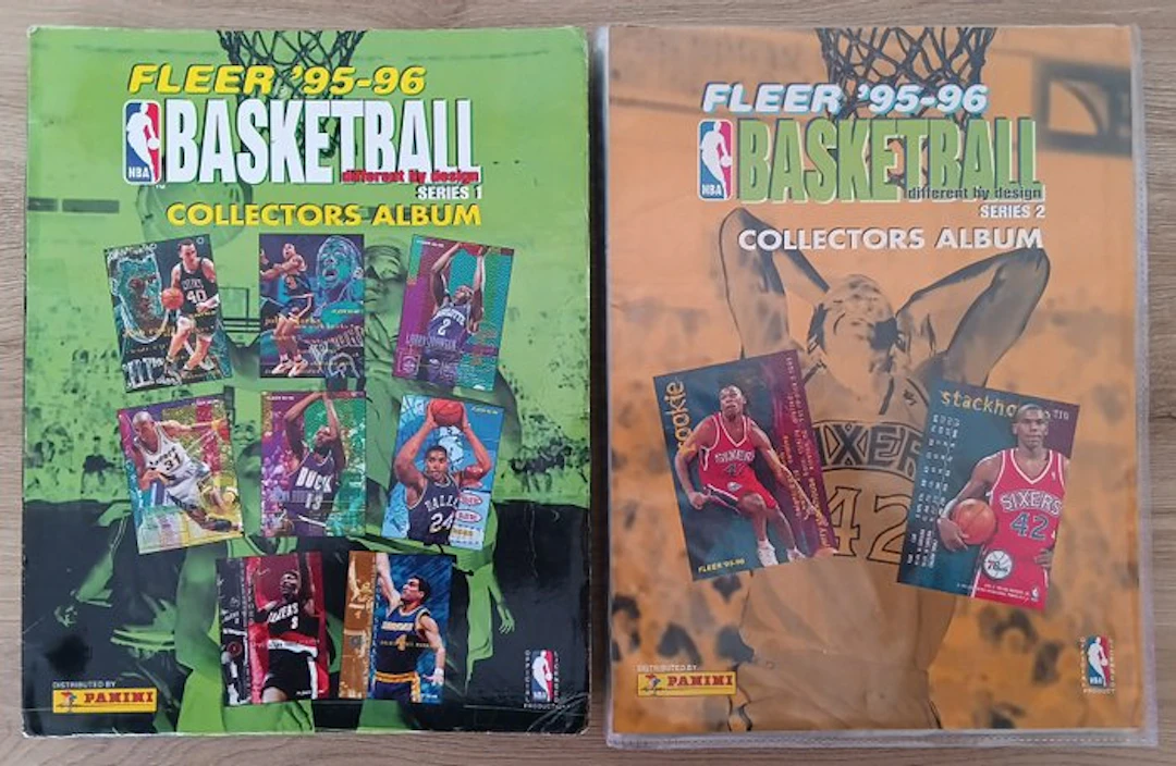 Panini 2 Album Completi - Basketball NBA Fleer '95-96...