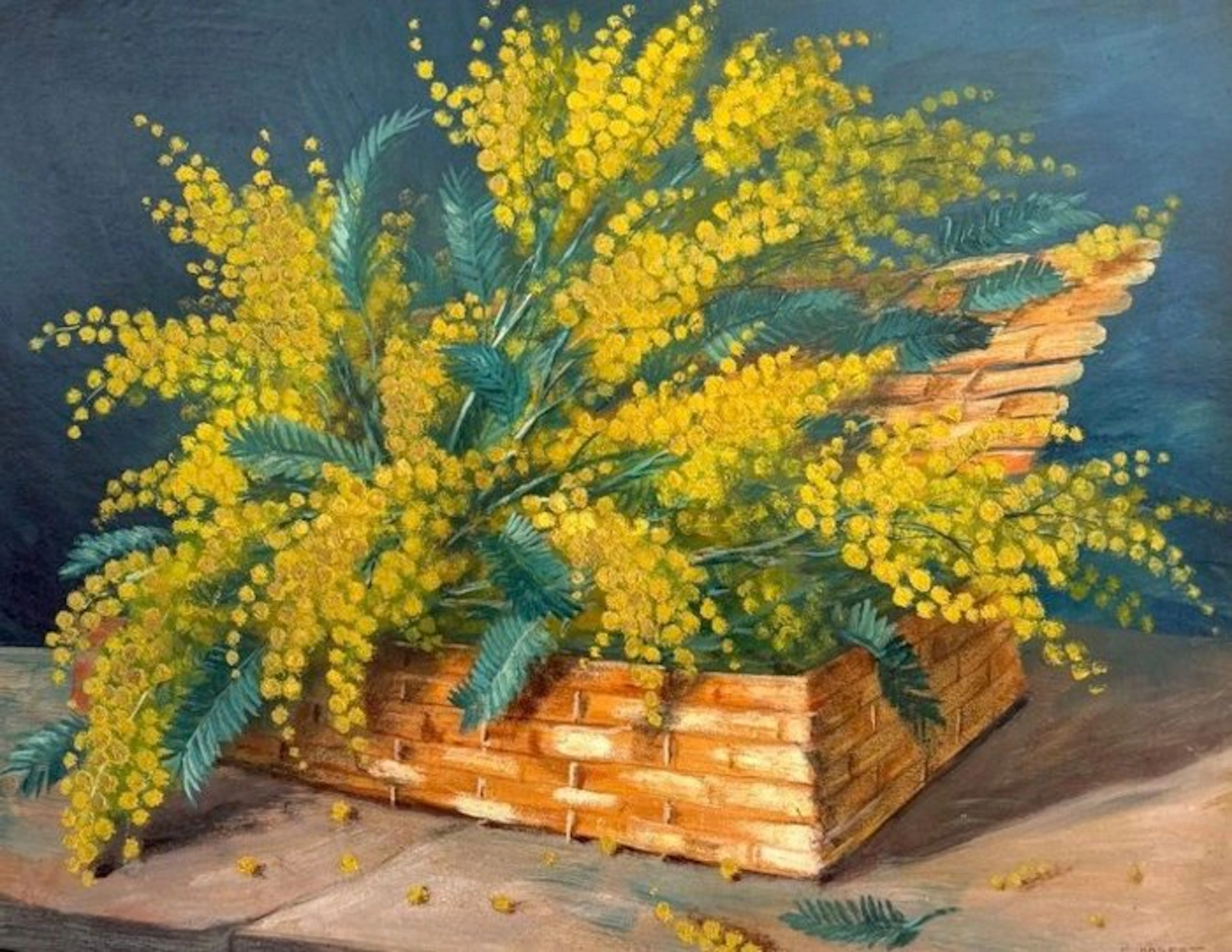 Pierre Forest (1881–1971) - Bouquet de mimosa