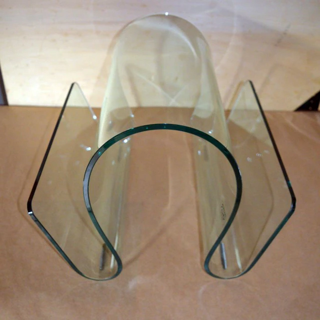 SICA - Magazine rack - Crystal - Exclusive curved design.