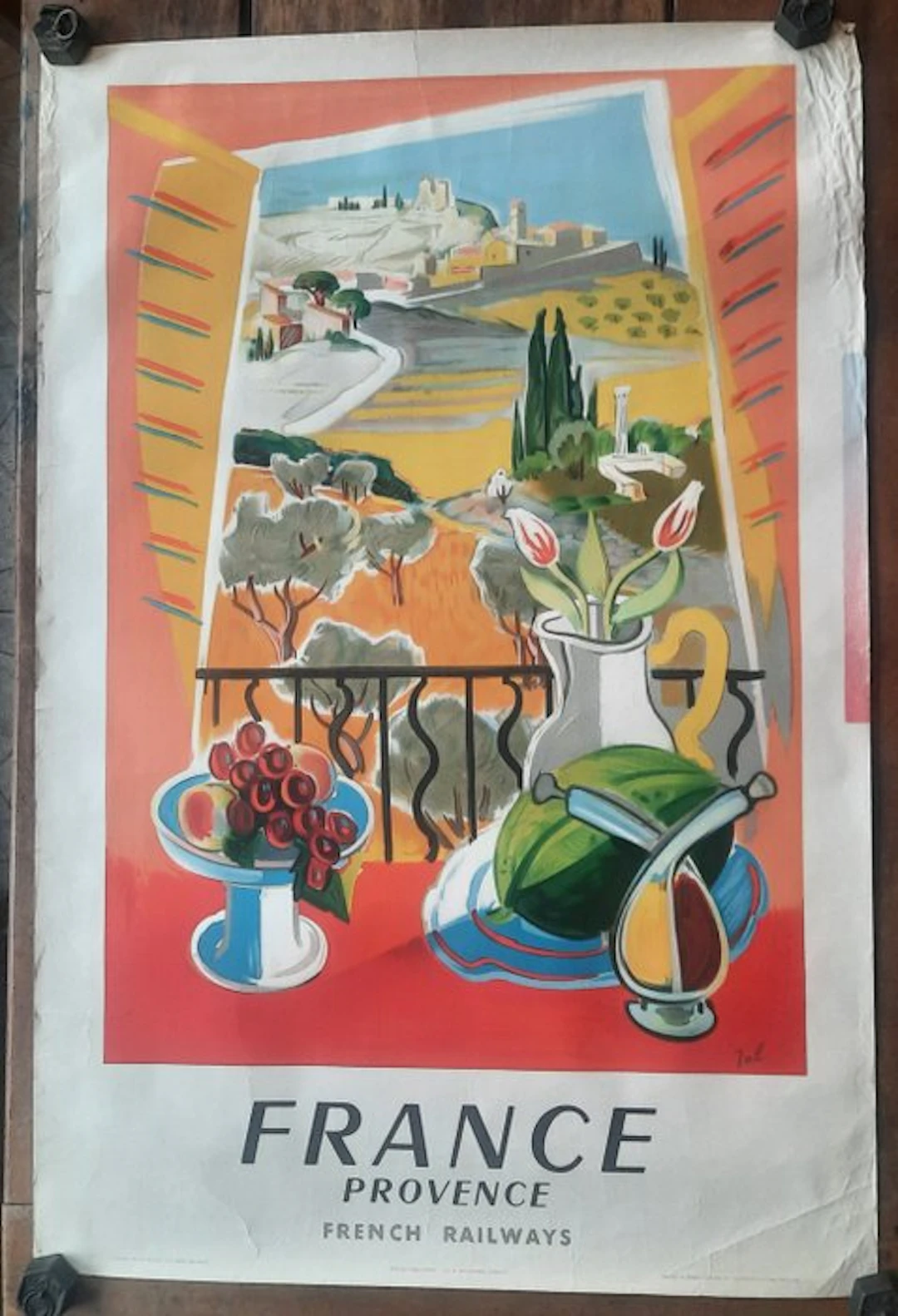 Jal - Sncf tourisme France Provence - 1950s