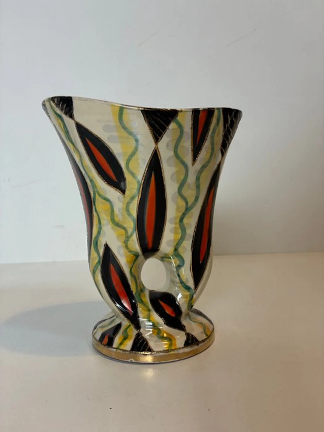 H.Bequet - Vase - Earthenware - Fifties Jupiter Vaas