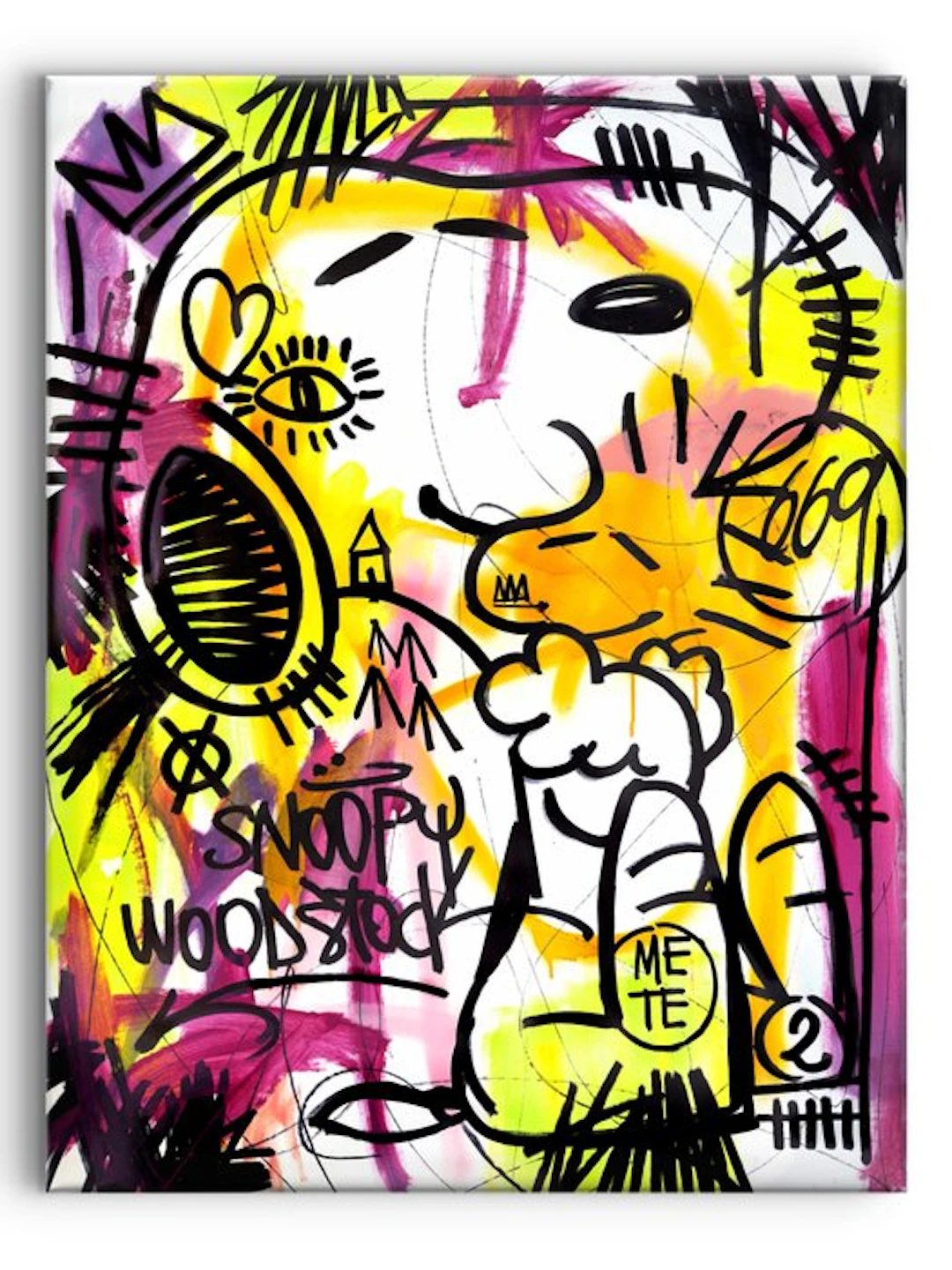 LACRISS (1990) - SNOOPY & WOODSTOCK HUG METE - 1/1...