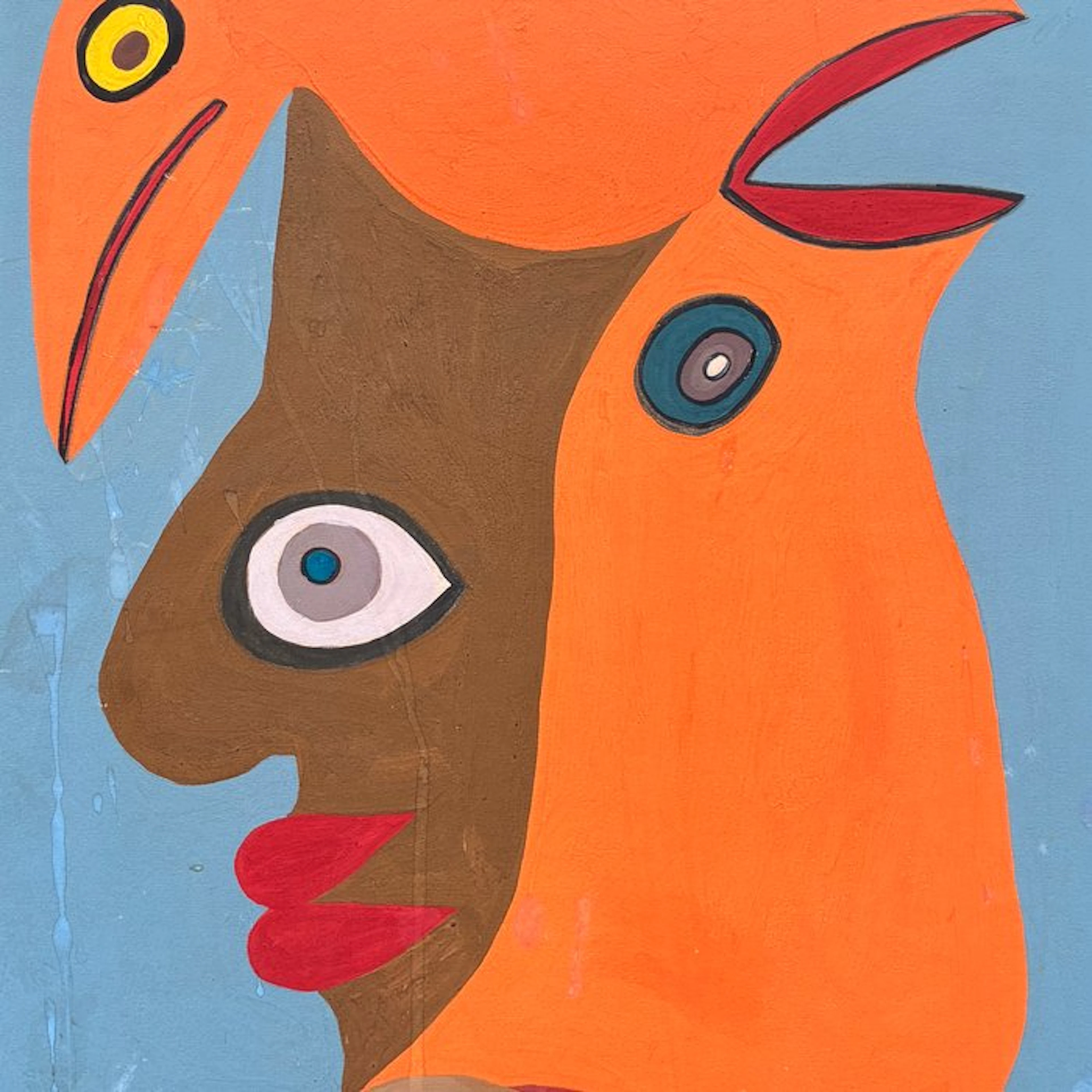 Burkhard Engelmann (1944-2004) - Portrait - Art Brut...