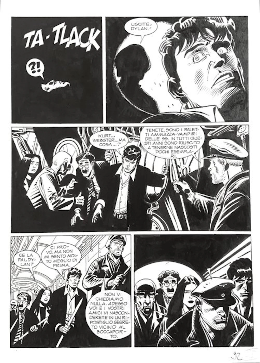 Alessandrini, Giancarlo - 1 Original page - Dylan Dog
