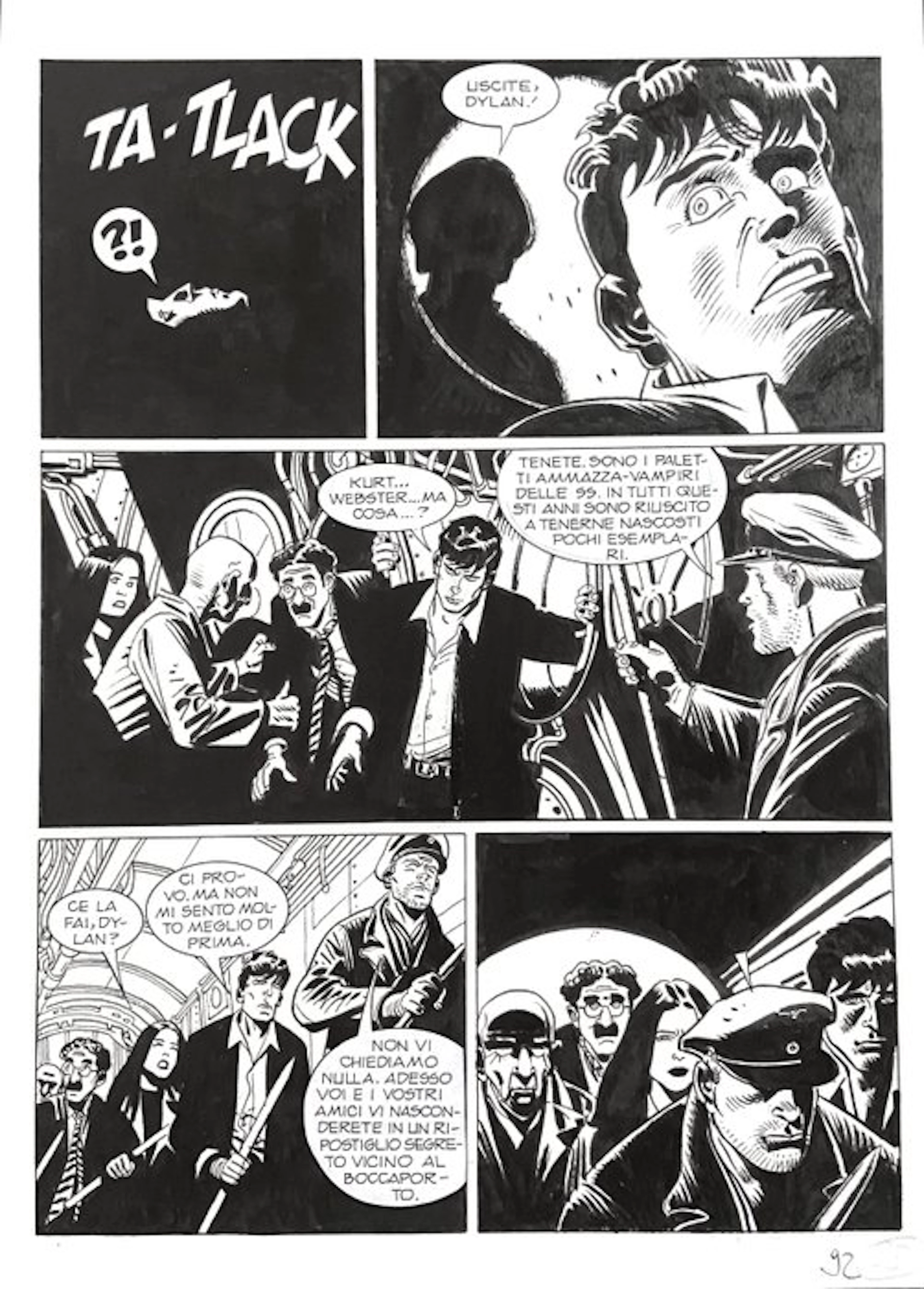 Alessandrini, Giancarlo - 1 Original page - Dylan Dog