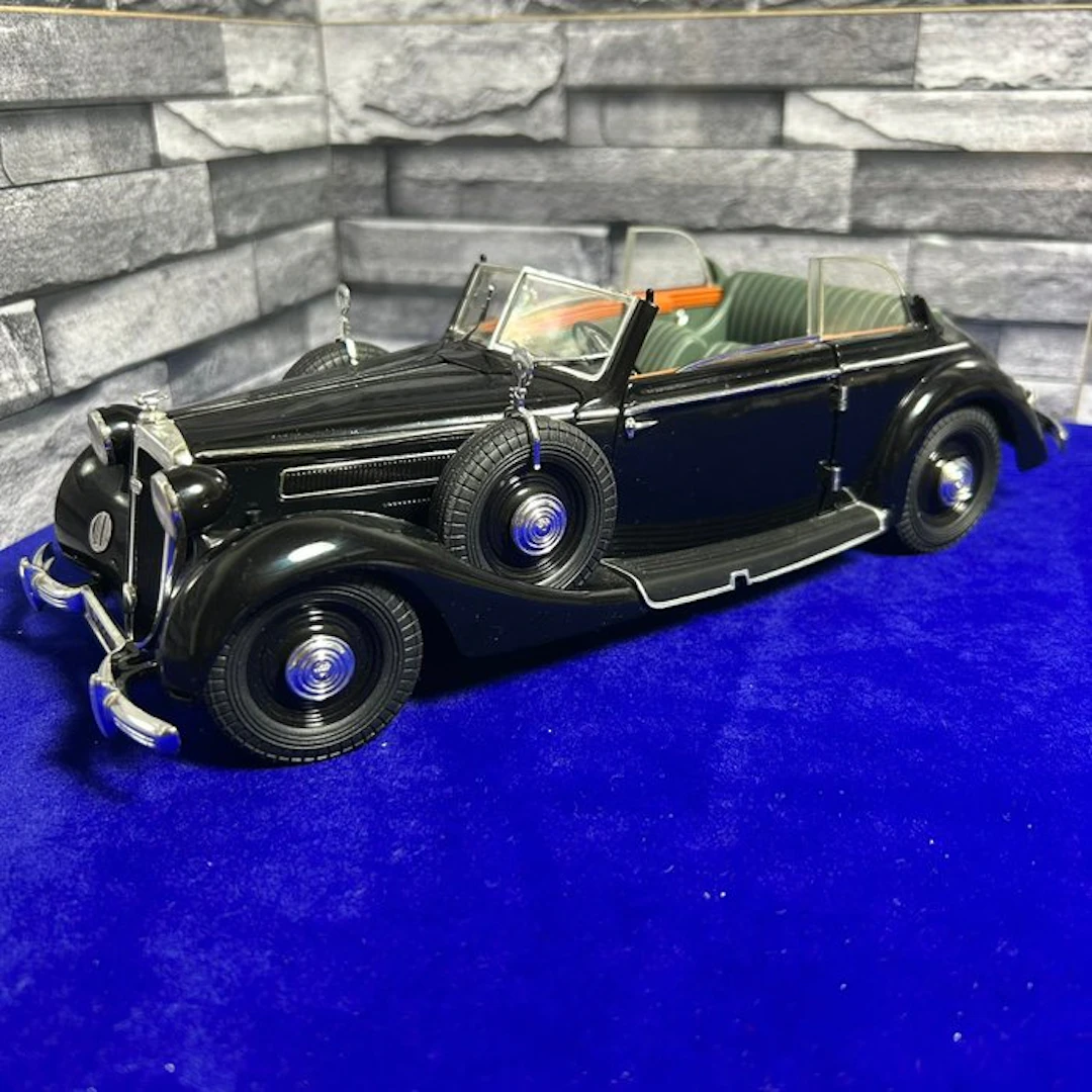 Ricko 1:18 - Model car - Ricko 1:18 Horch 930V Limousine Cabriolet Nero 2004