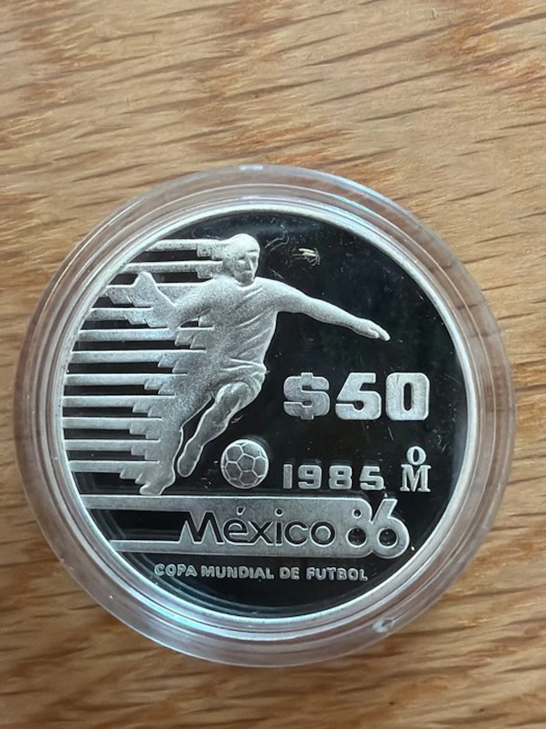 Mexico. 50 Pesos WM Mexiko 1986 - 16,8g (.925) Silber (No reserve price)