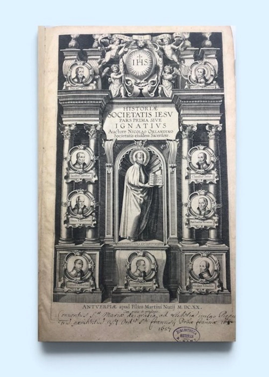 Nicolao Orlandino & Francesco Sacchini - Historiae Societatis Iesu - 1620