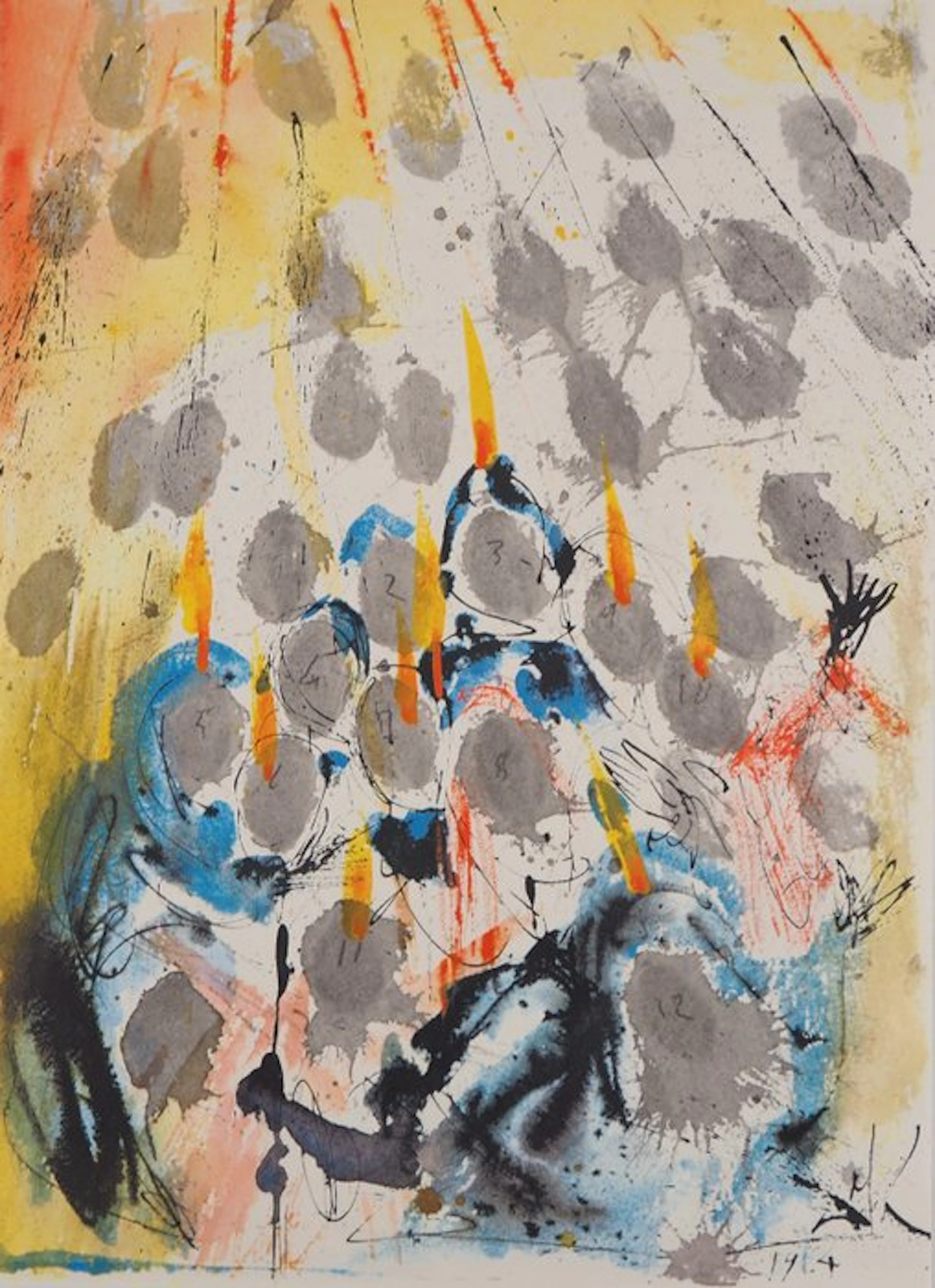 Salvador Dali (1904-1989) - Biblia Sacra : Les Langues du Monde