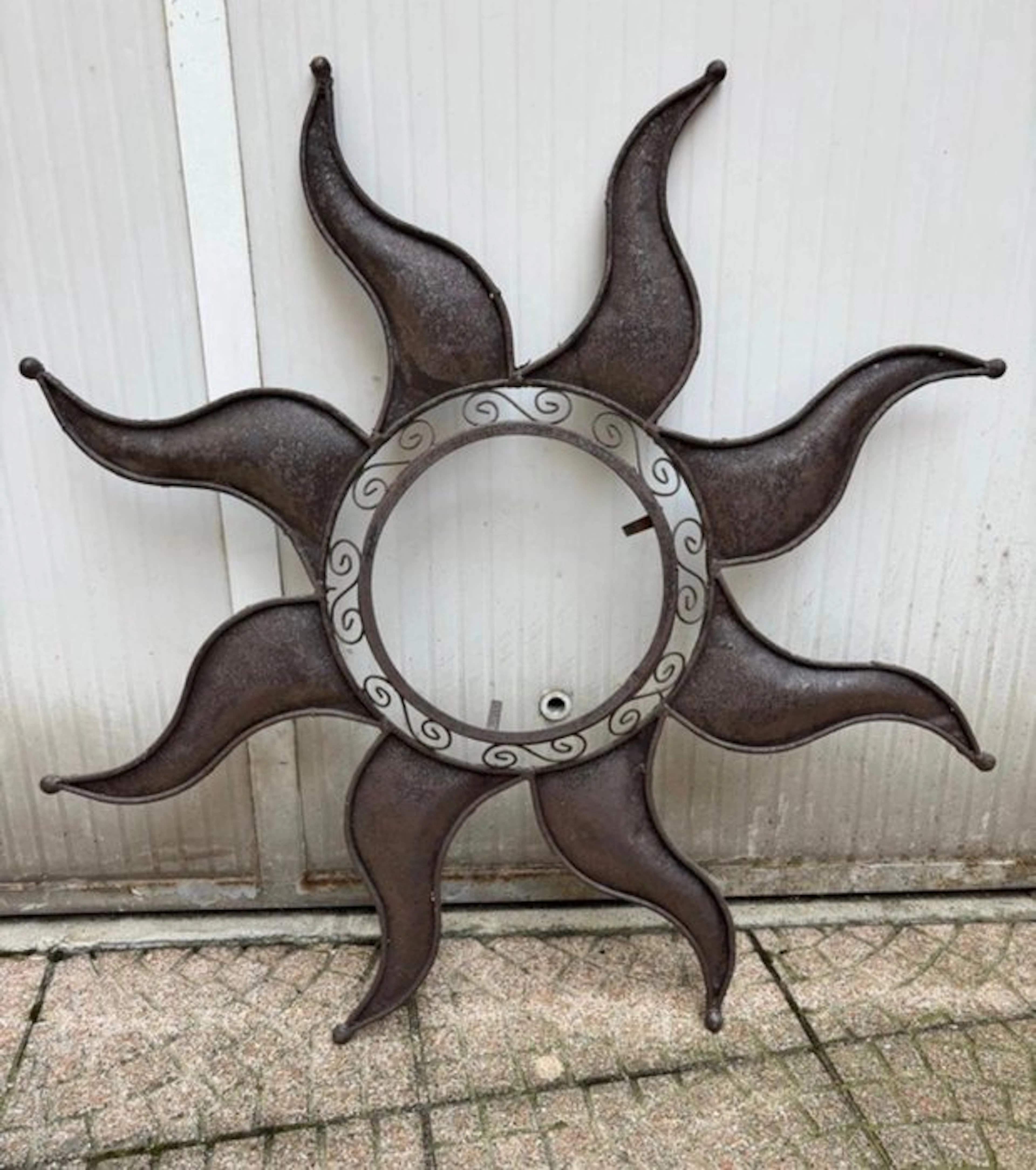 Decorative ornament - Sole in wrought-iron Art