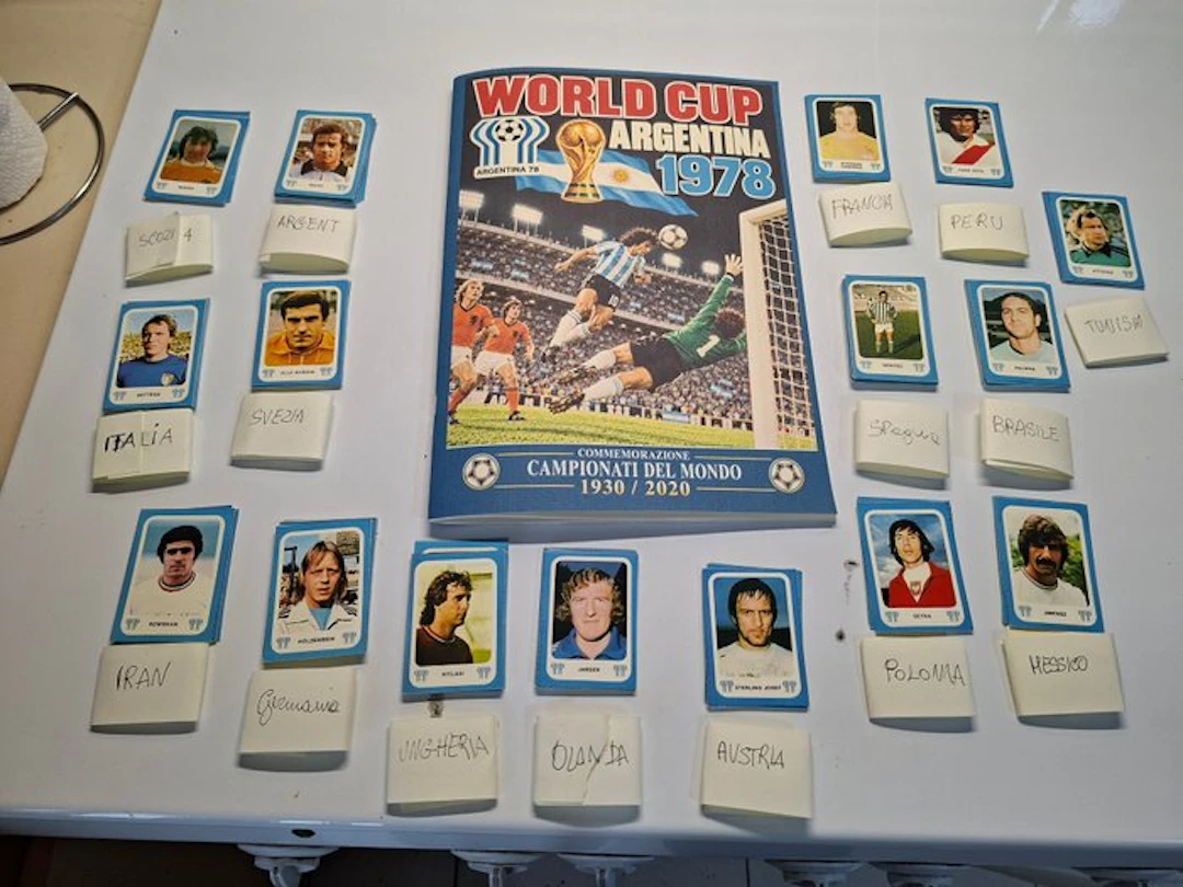 1978 Album Mondiali di Calcio 1930-2020 – Argentina 1978...