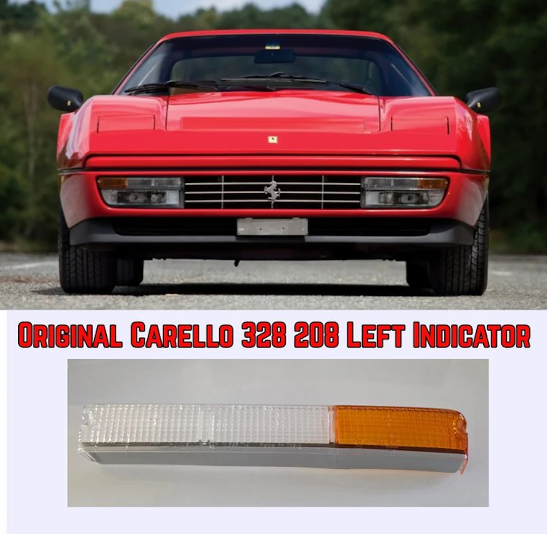 Ferrari 328 / 208 Intercooler Left Indicator lens (New...