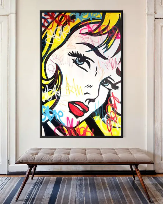 Gunnar Zyl - Girl With Hair Ribbon / Roy Lichtenstein & Zyl XXL
