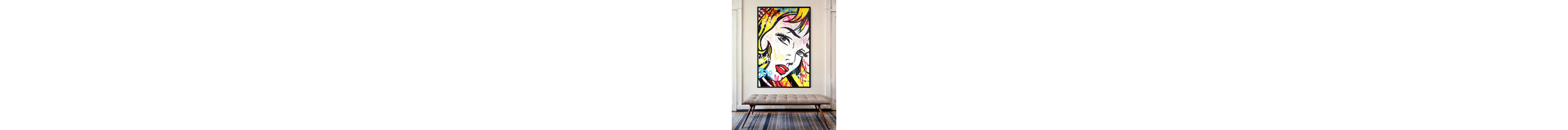 Gunnar Zyl - Girl With Hair Ribbon / Roy Lichtenstein & Zyl XXL