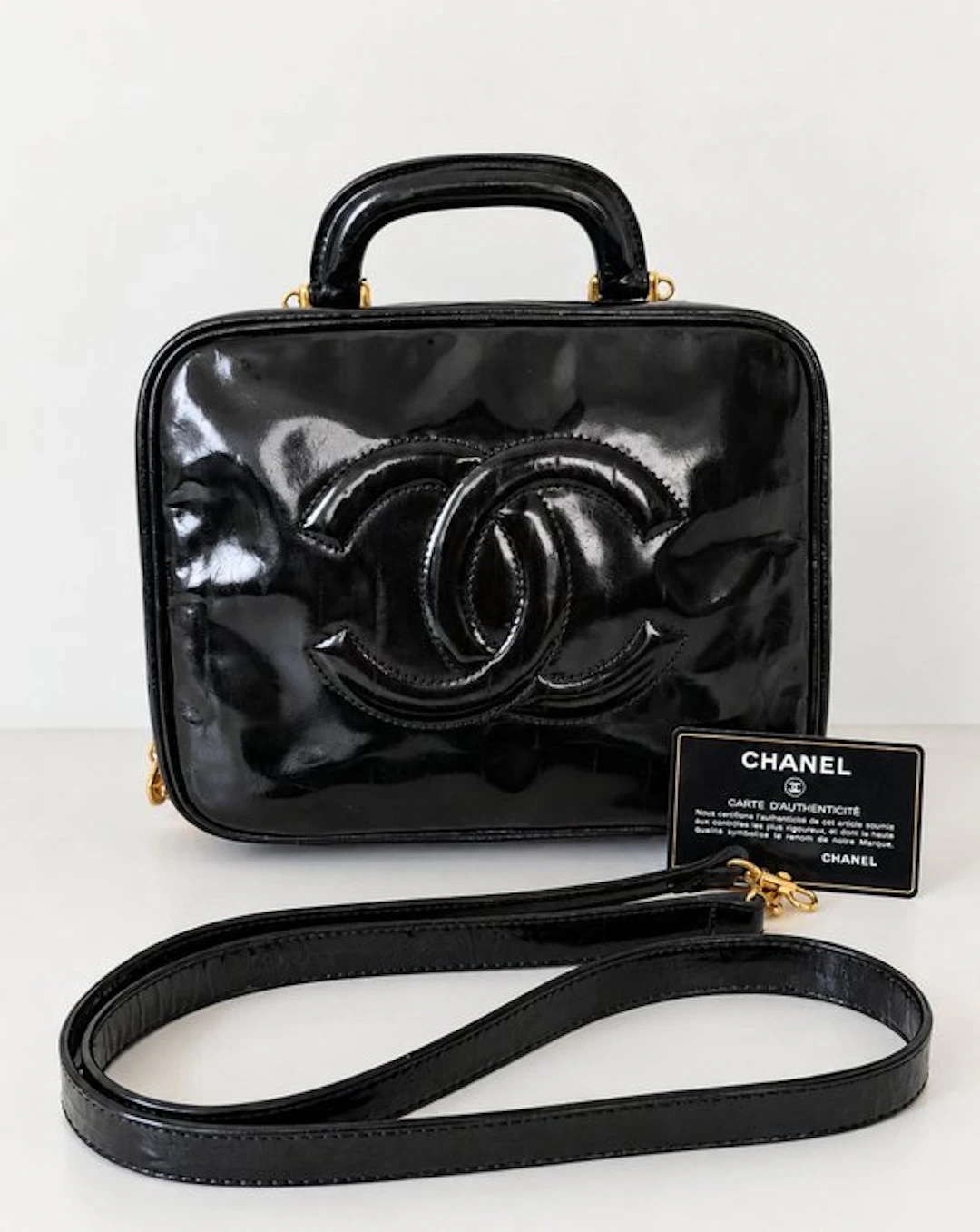 Chanel - Vintage Chanel Timeless CC Vanity Case. (1996-1997) - Bag