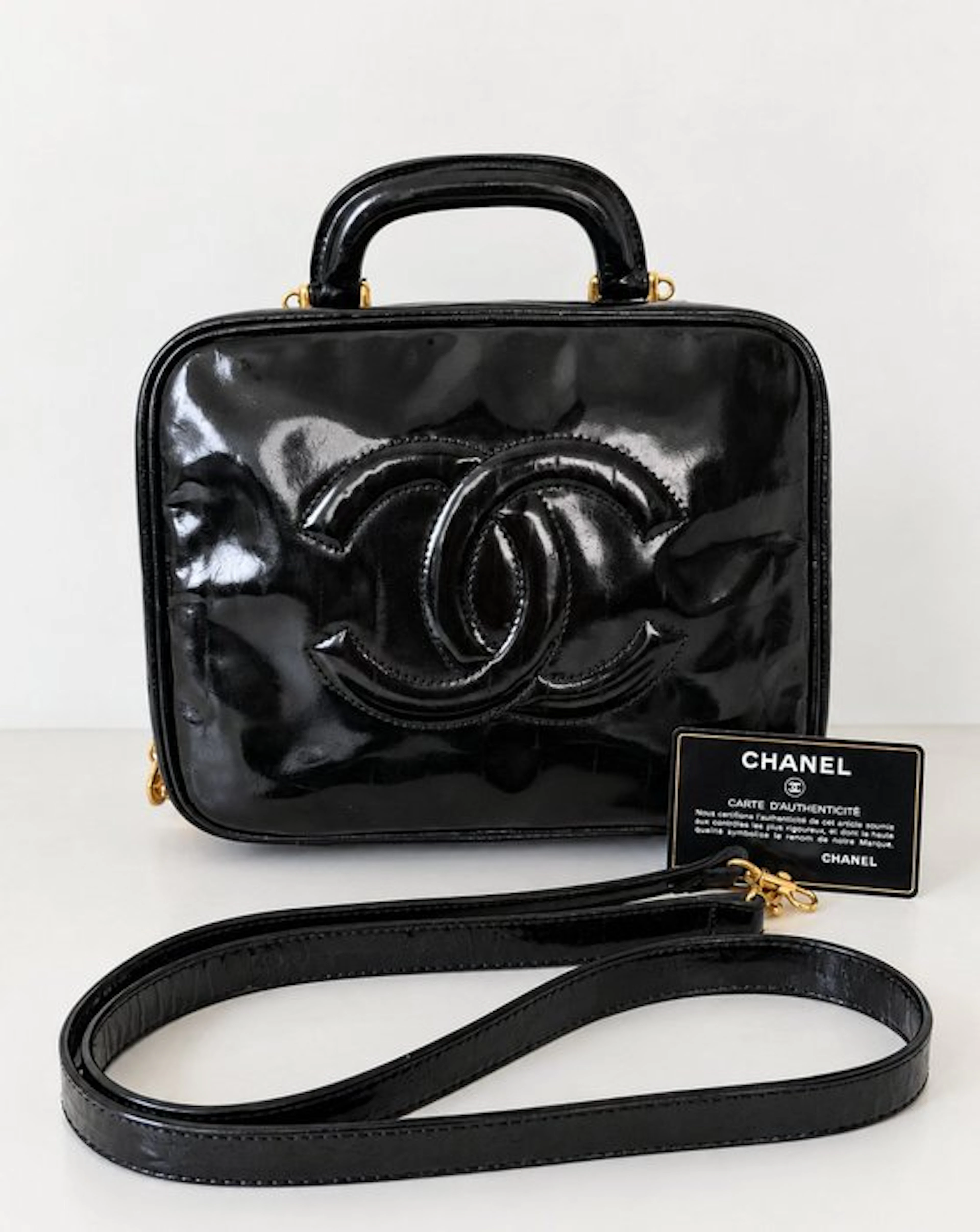 Chanel - Vintage Chanel Timeless CC Vanity Case. (1996-1997) - Bag