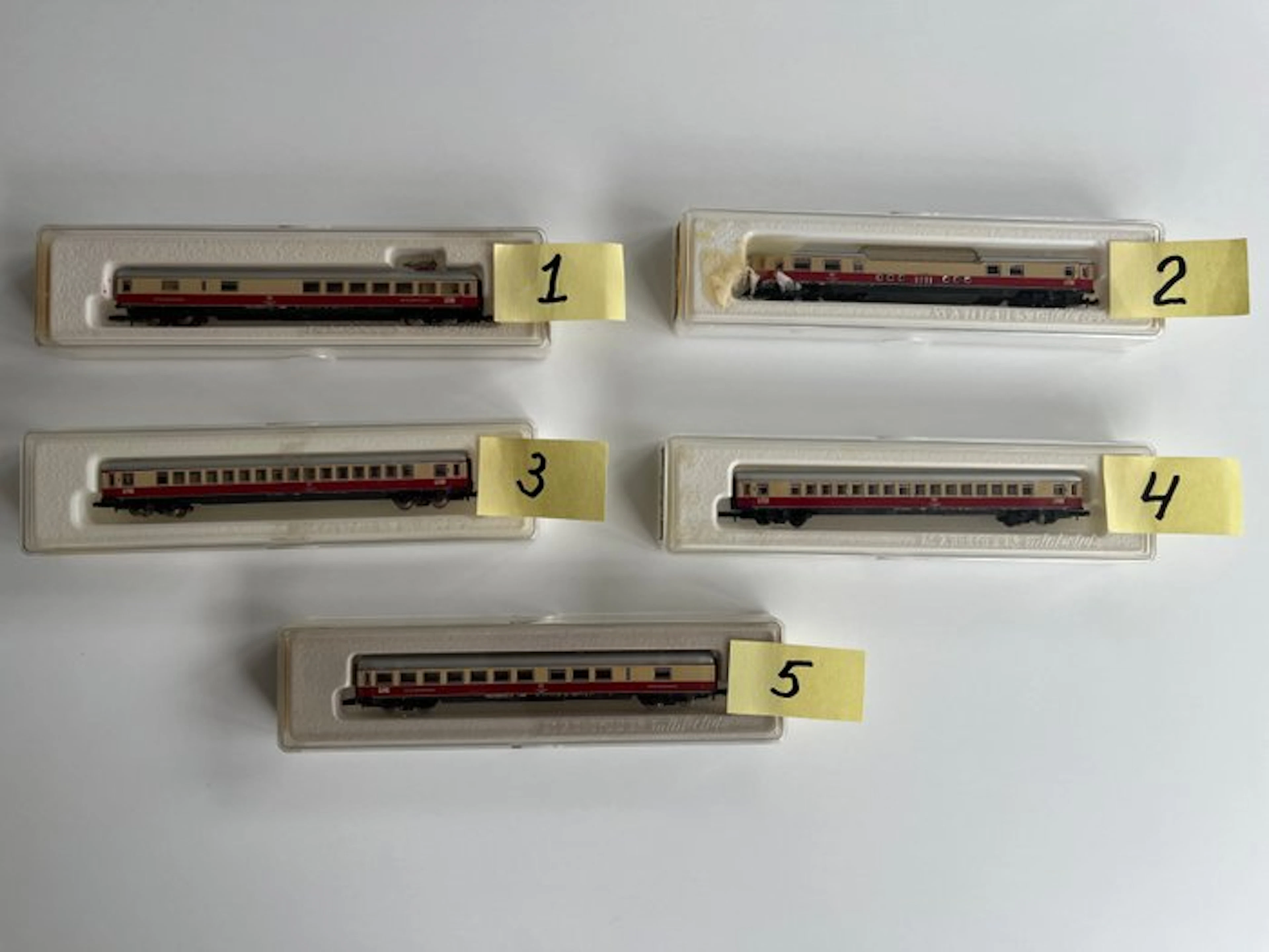 Märklin Z - Model train freight carriage (5) - Set of...
