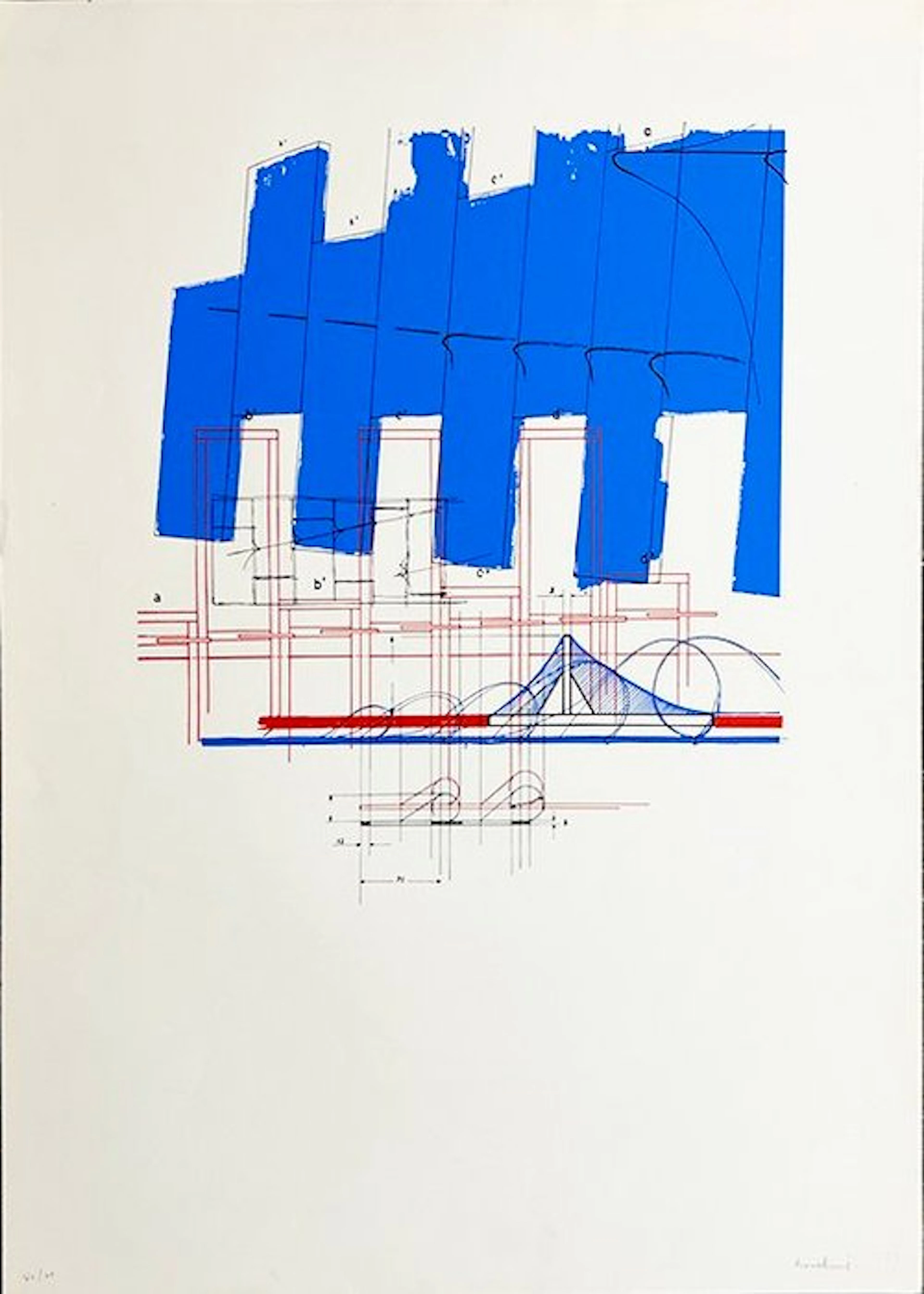 Agostino Bonalumi (1935-2013) - Progetto per sala Biennale di Venezia 1970