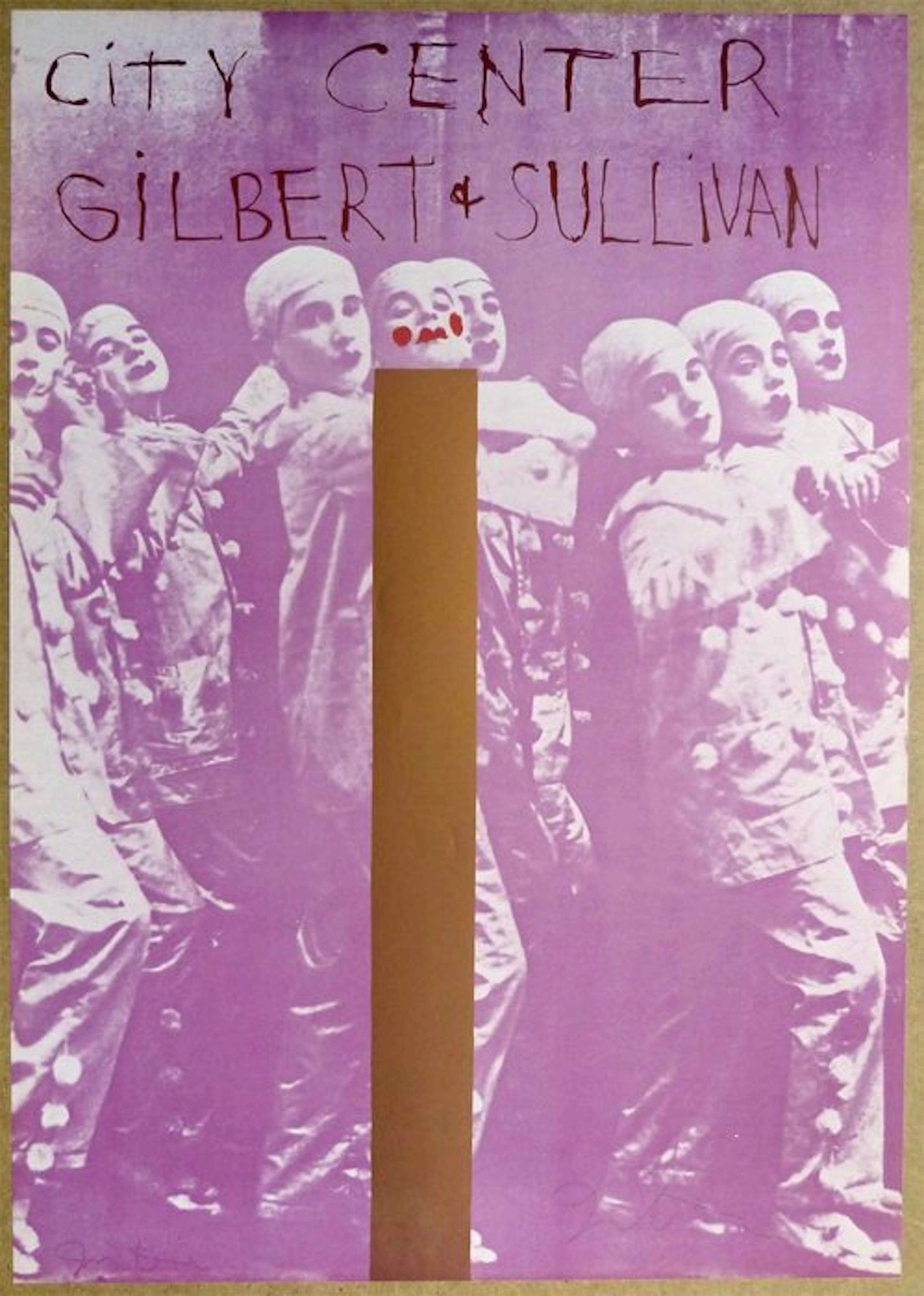 Jim Dine - City Center Gilbert & Sullivan - 1960s