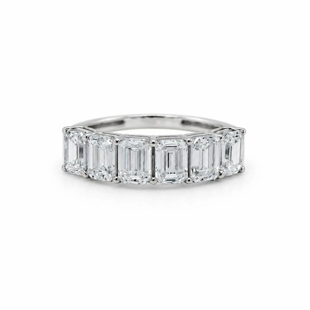 No reserve price - Ring - 14 kt. White gold - 2.30ct. tw. Diamond (Lab-grown)