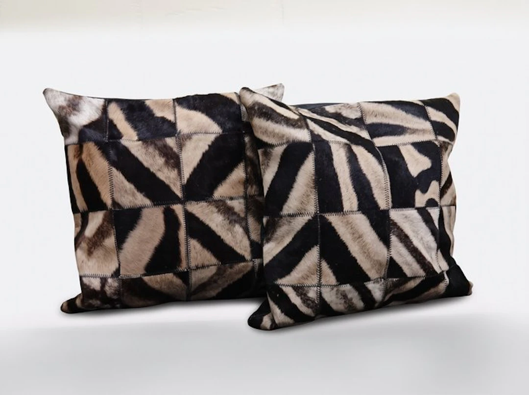 real zebra hide Cushion covers - Cushion (2)