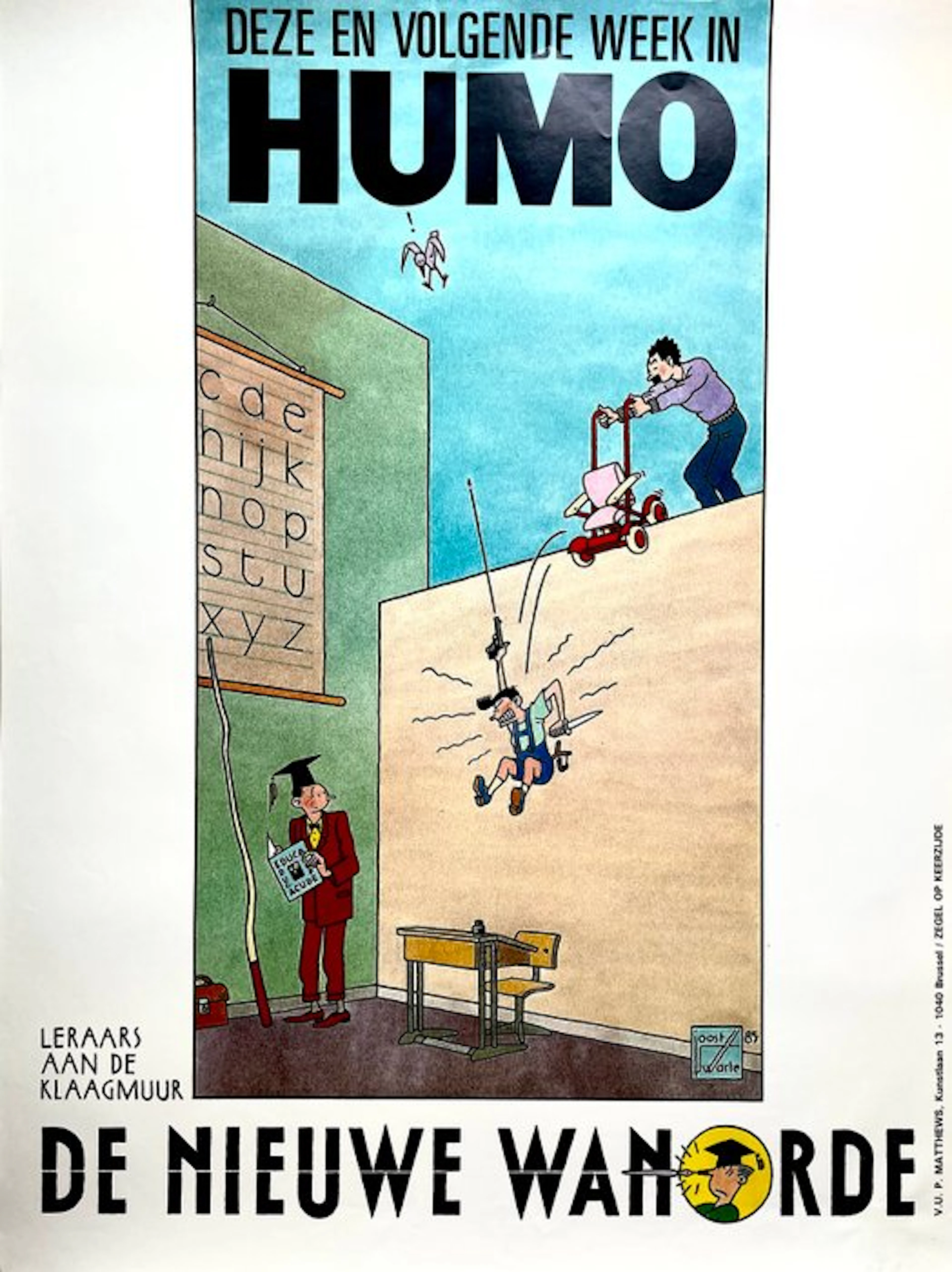 Swarte, Joost Offset Print - Humo - De Nieuwe Wanorde - 1985