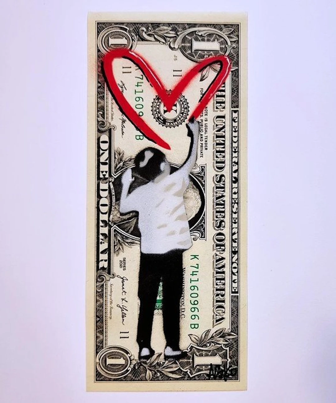 Asko - Show Your Love - Dollart - Graffiti Stencil Art