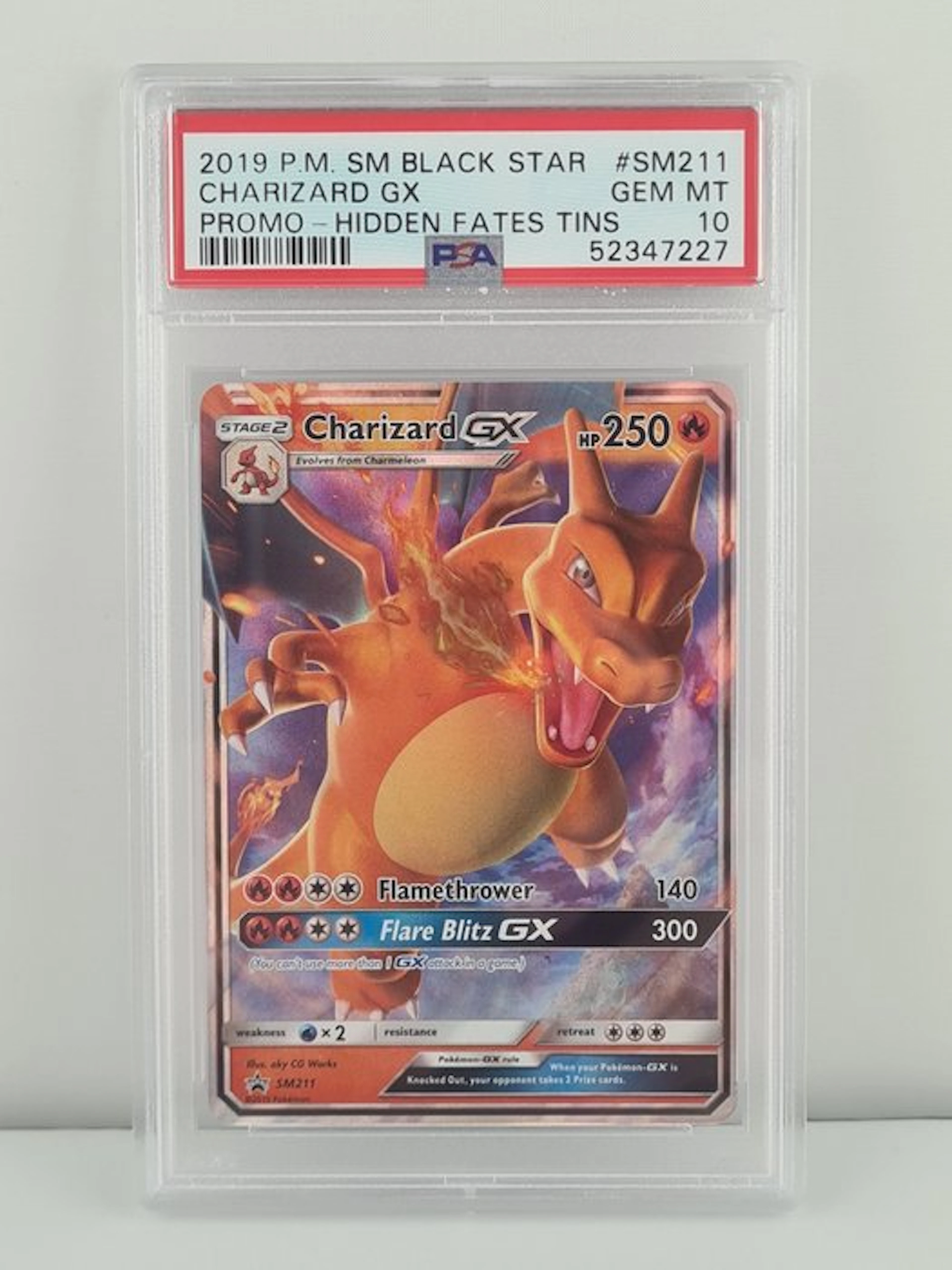 Pokémon - 1 Graded card - Pokémon - Charizard SM211 Promo card, Foil - PSA 10