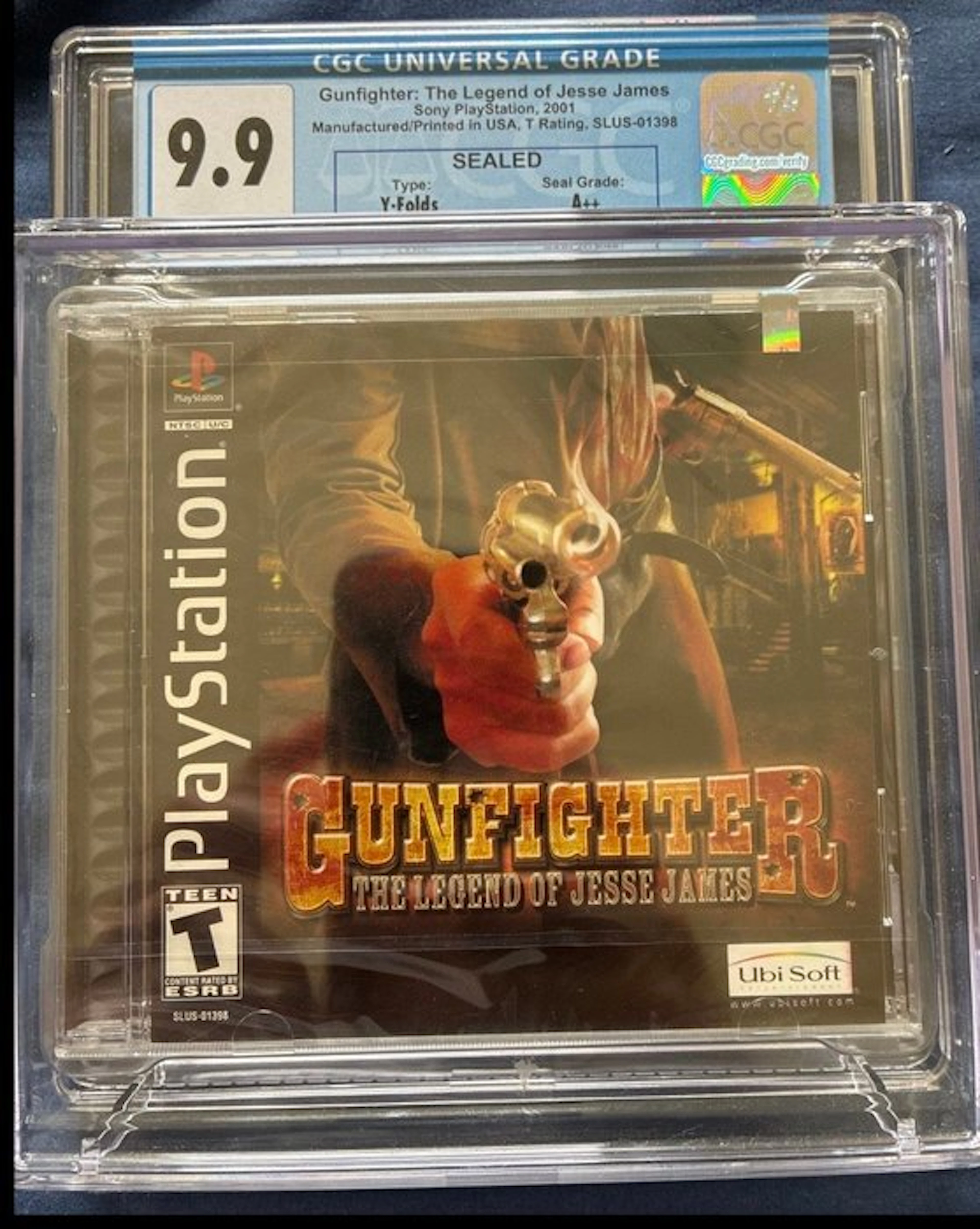 Sony - PlayStation - Juego Gunfighter PS1 CGC 9.9 A++...