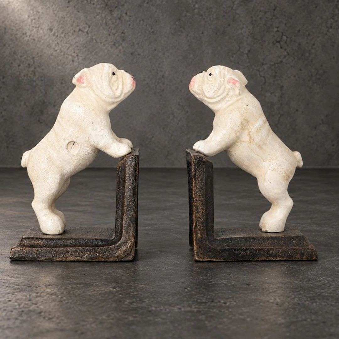 Bookends - Iron - Bulldog Bookend