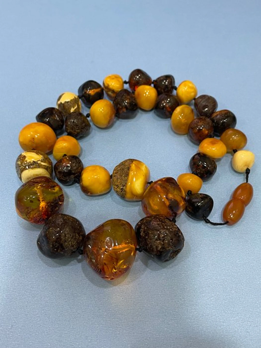 amber - Necklace - large amber necklace