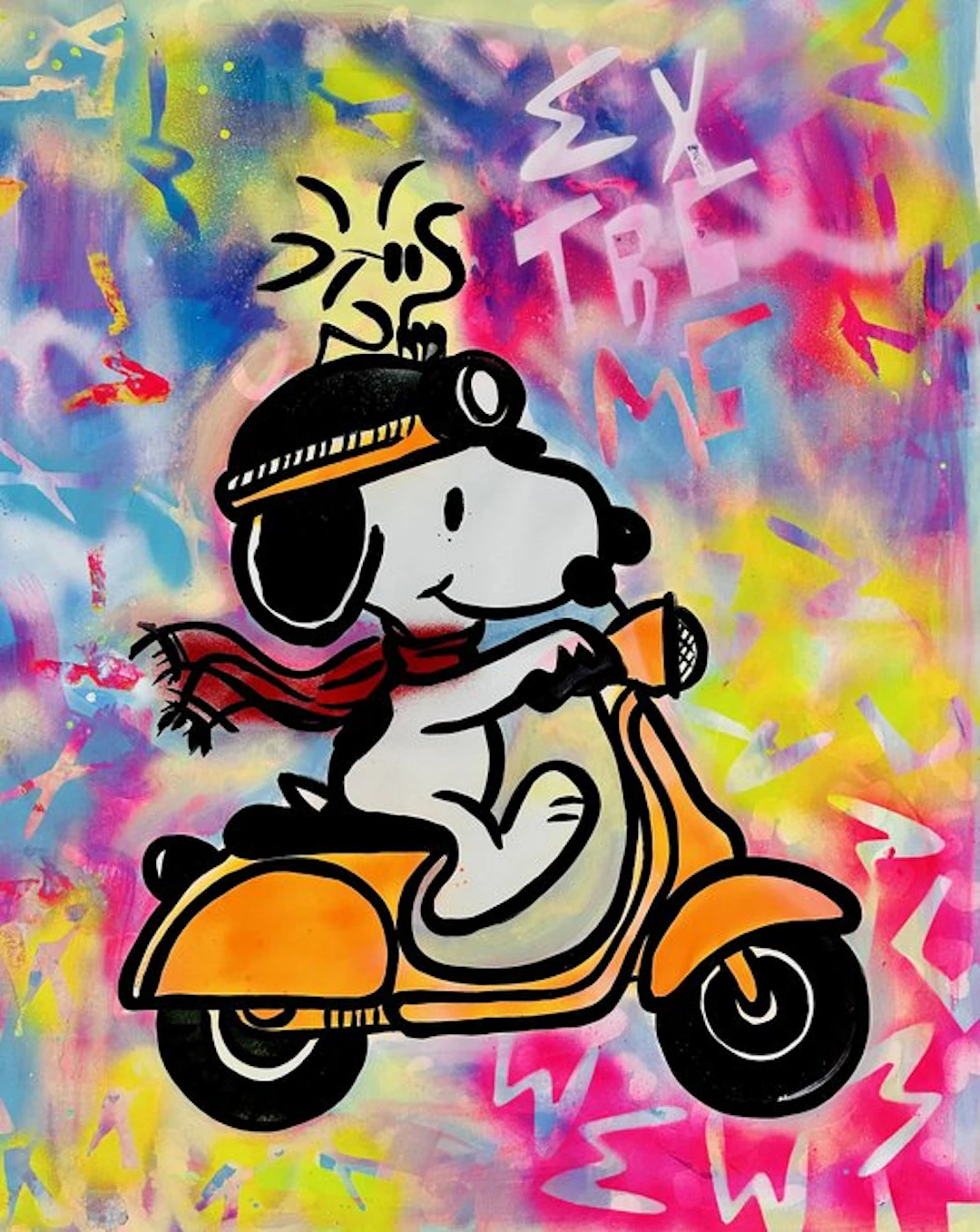 MAxIMO - SNOOPY Ride the Colors – Street Art on Wheels