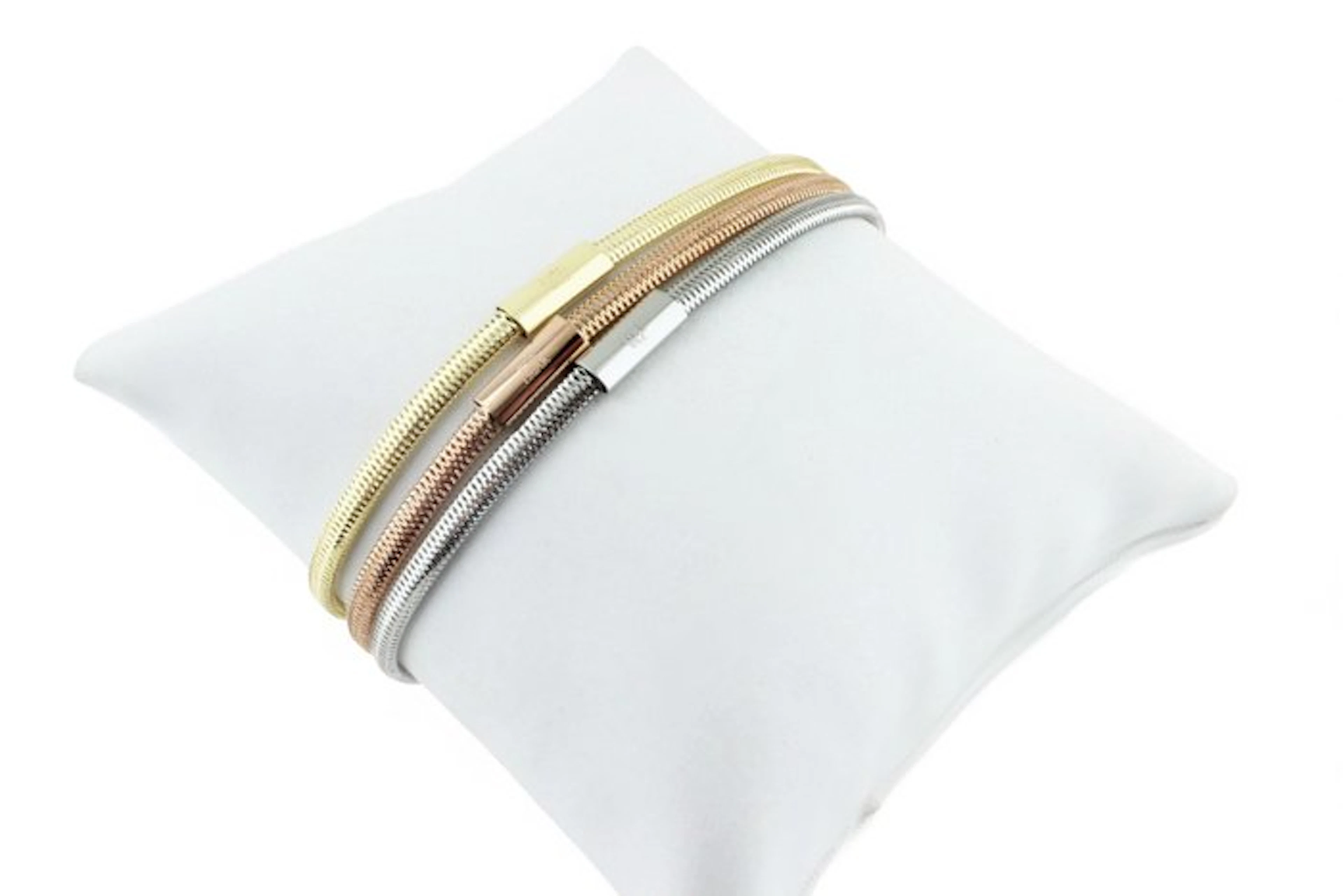Bracelet - 18 kt. Yellow gold, White gold, Rose gold