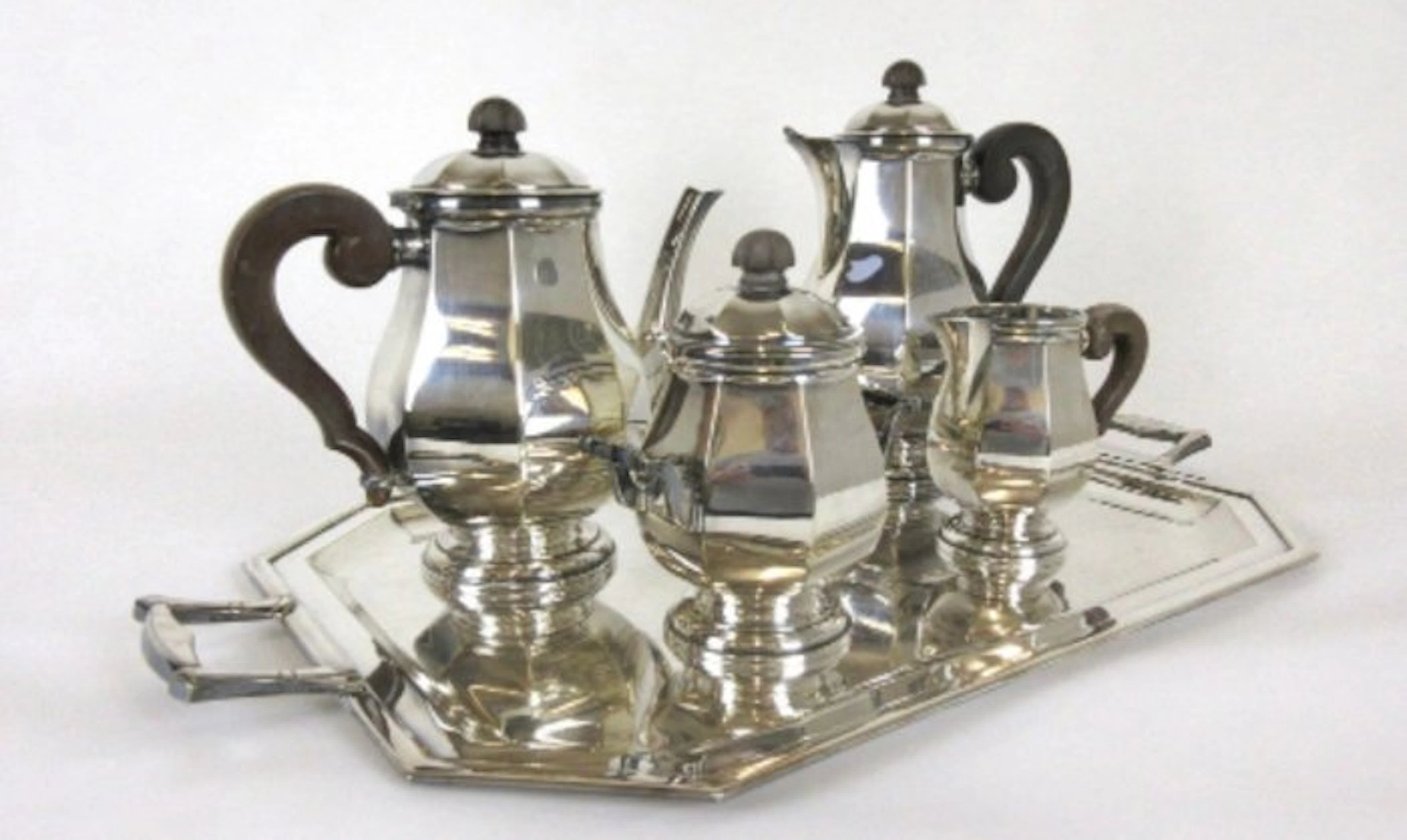 Coffee and tea service (5) - Silverplated - Tea service and coffee.
