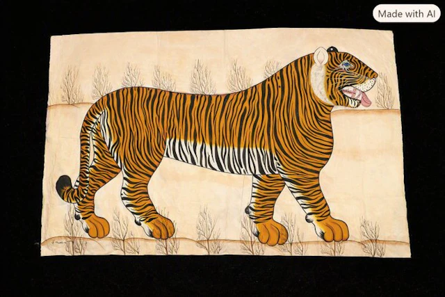 Artist Iqbal Khan Tiger - Tiger
