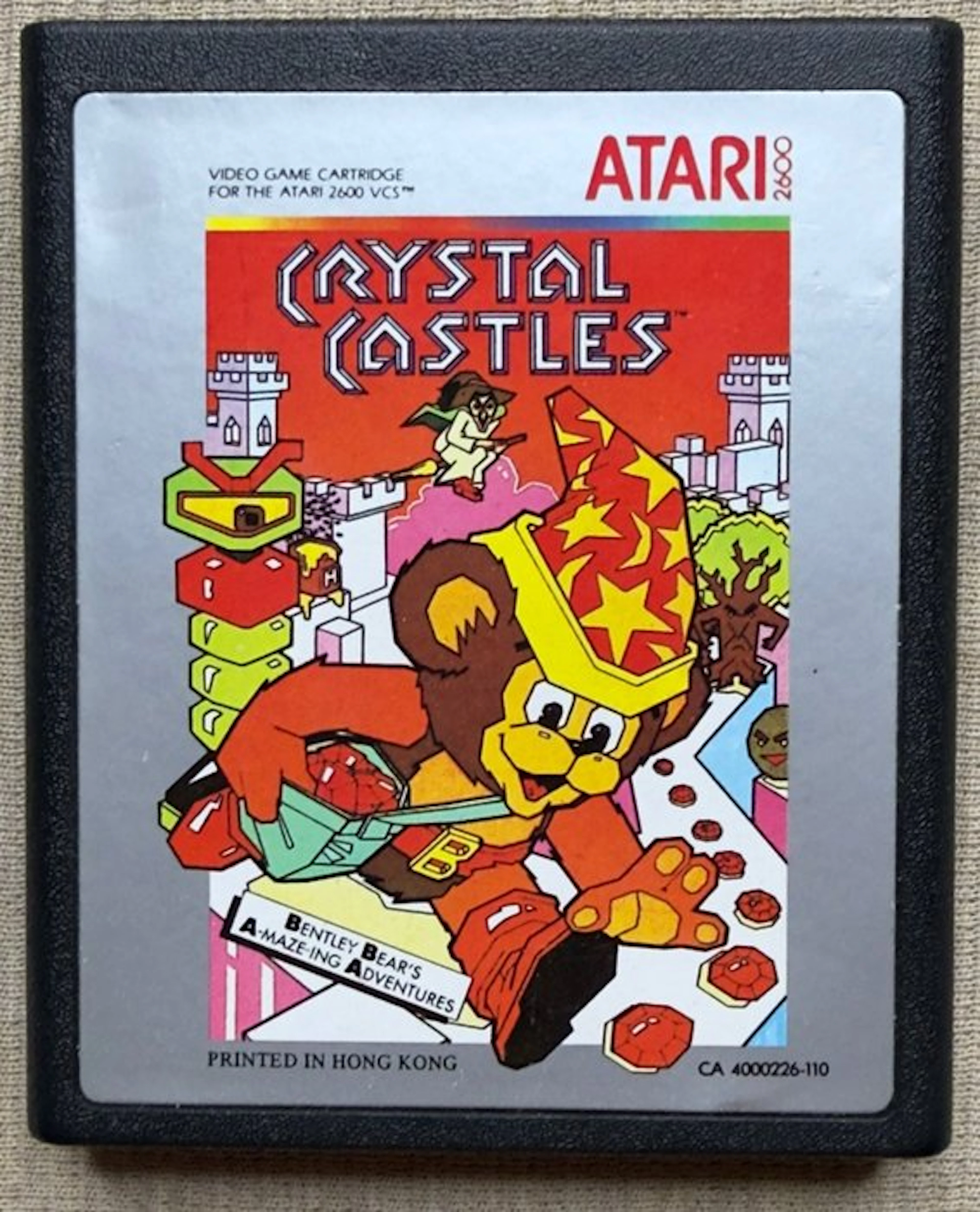 Atari - 2600 VCS - Crystal Castles - Video game - Without original box