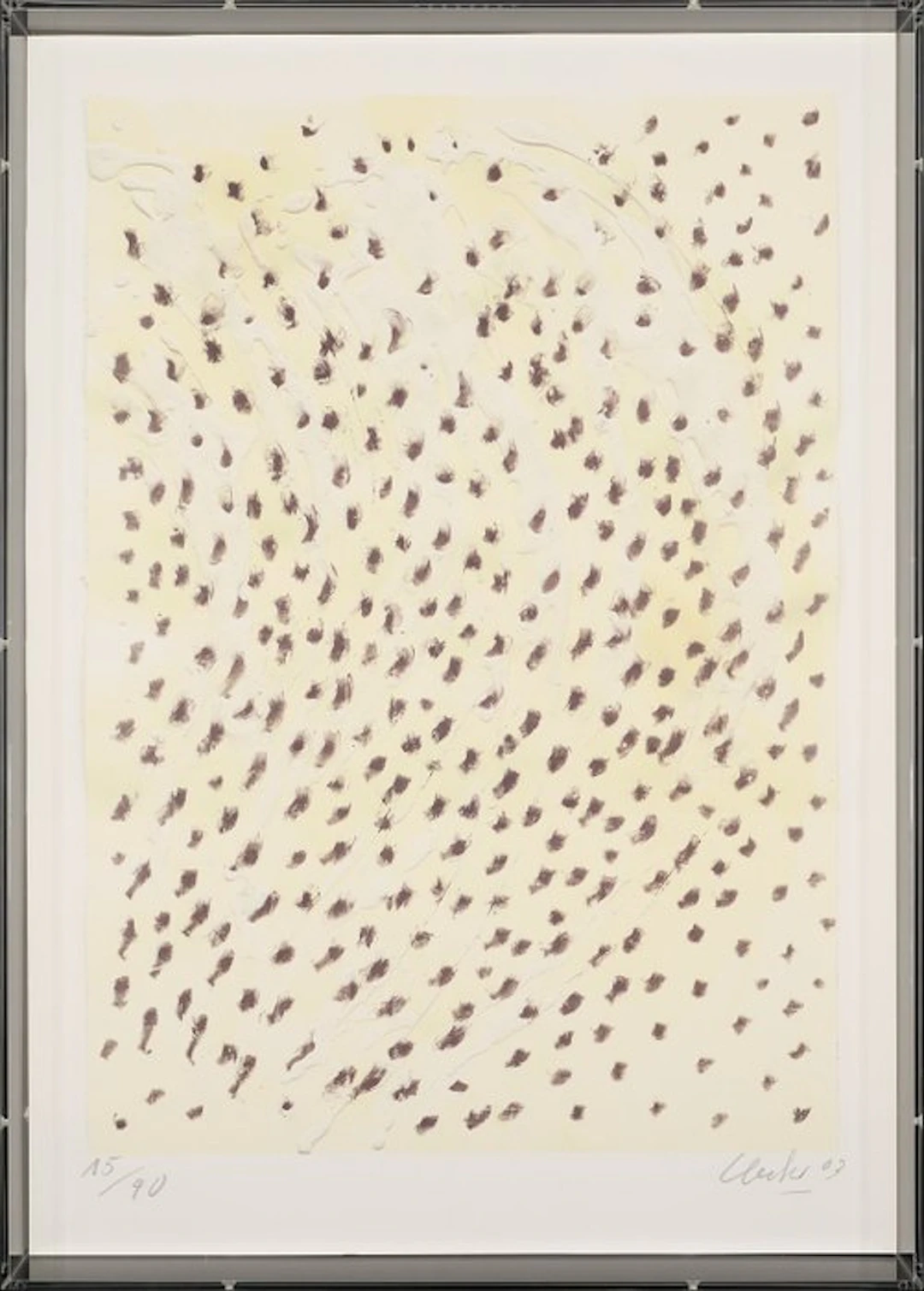 Günther Uecker (1930) - Originale Lithografie - Signiert...
