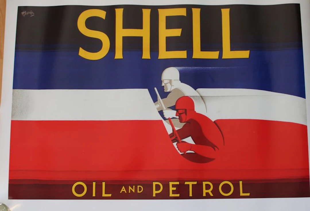 H. Harrigan - SHELL Oil and Petrol- Modern Reprint - Shell